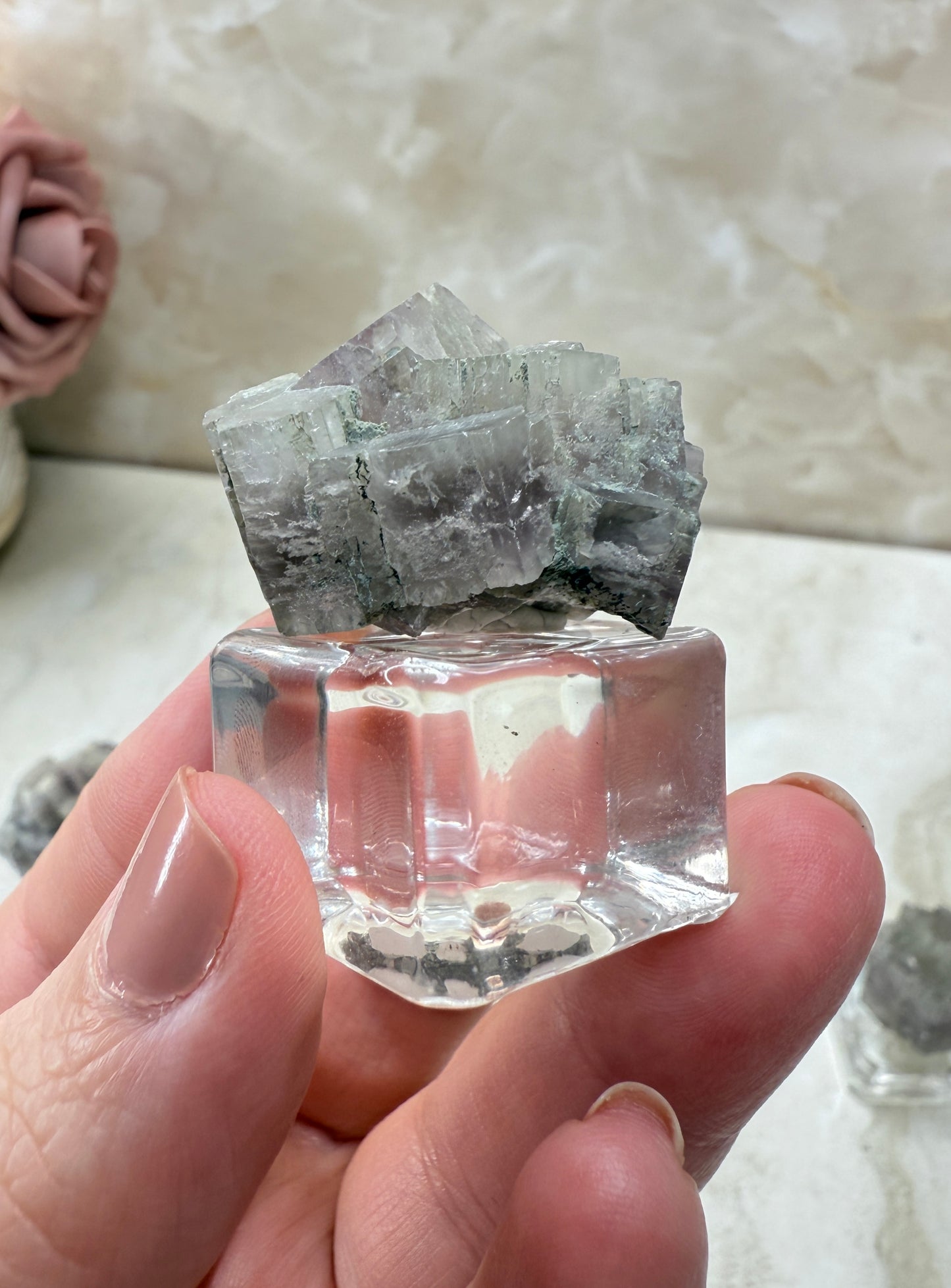 Purple Aragonite from Spain