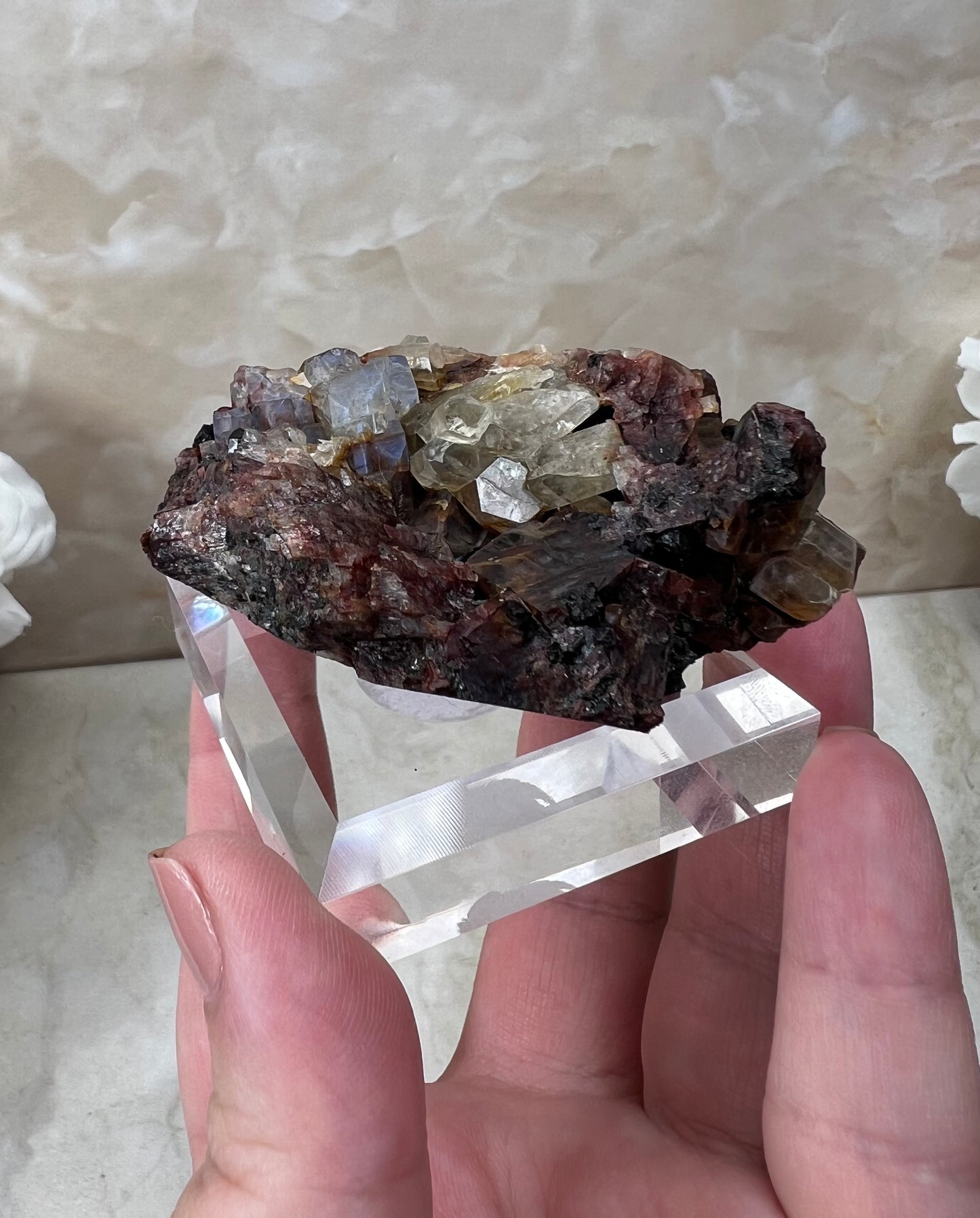 Mexican Moonstone Cluster