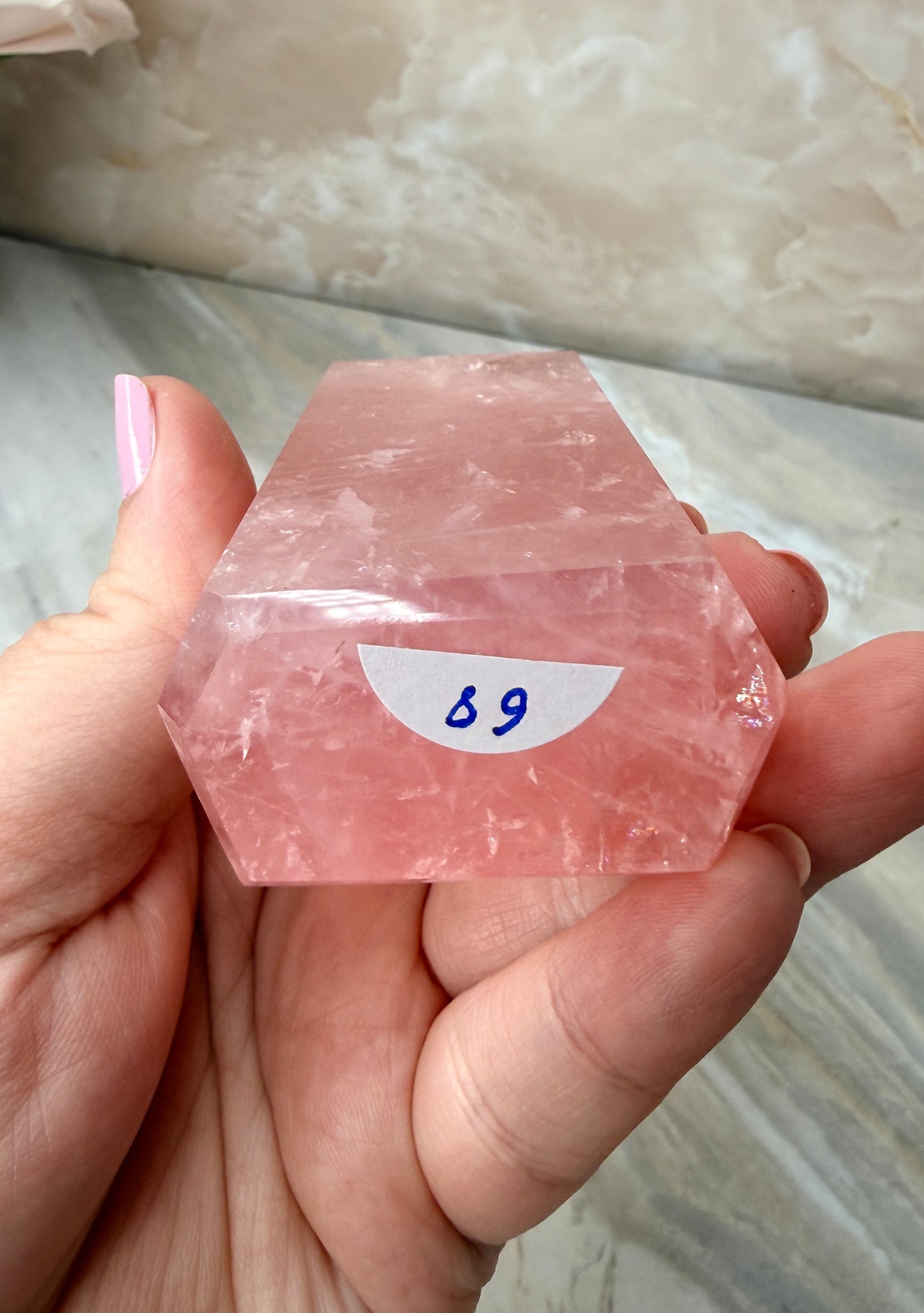 High Quality Rose Quartz Tower