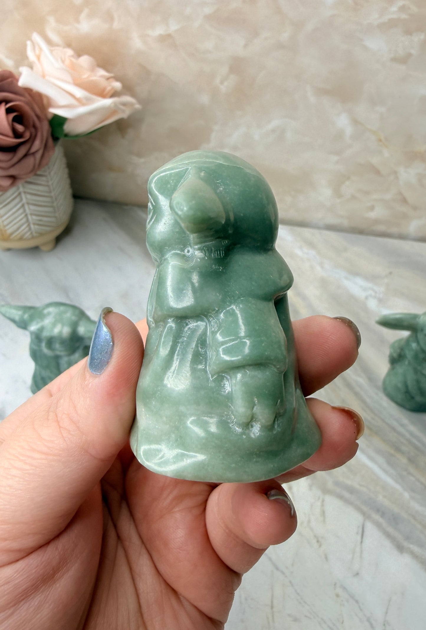 Jade Grogu Carving
