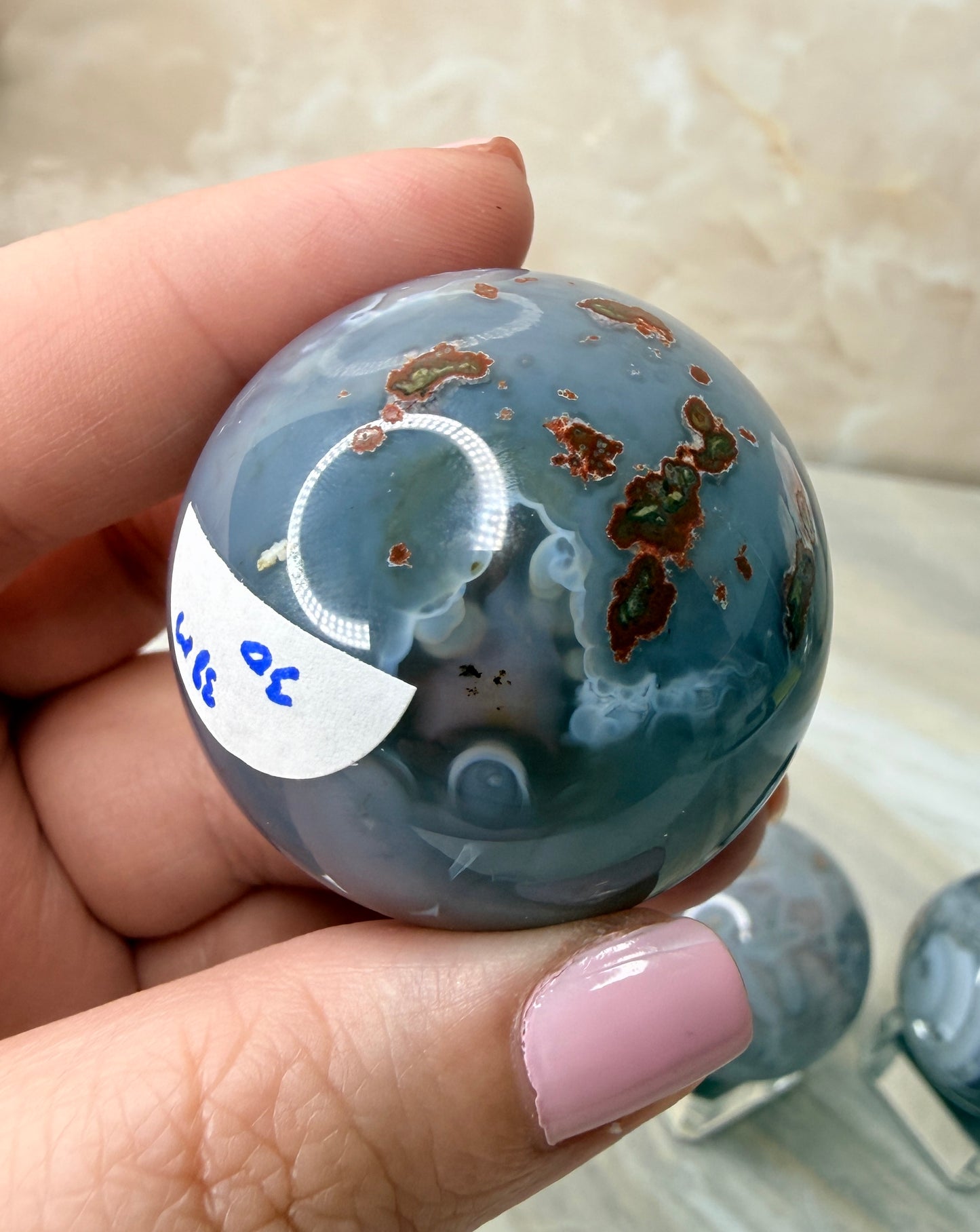 Swazi Agate Sphere