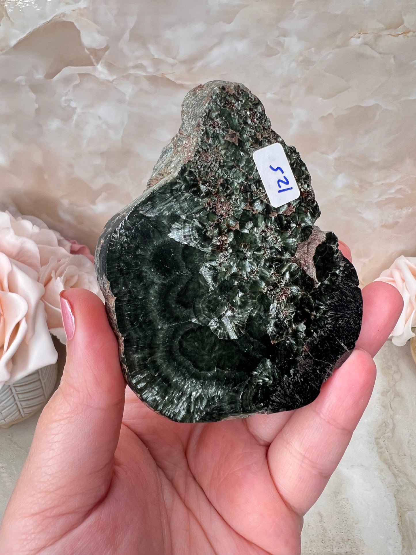 Large Seraphinite Slab from Russia