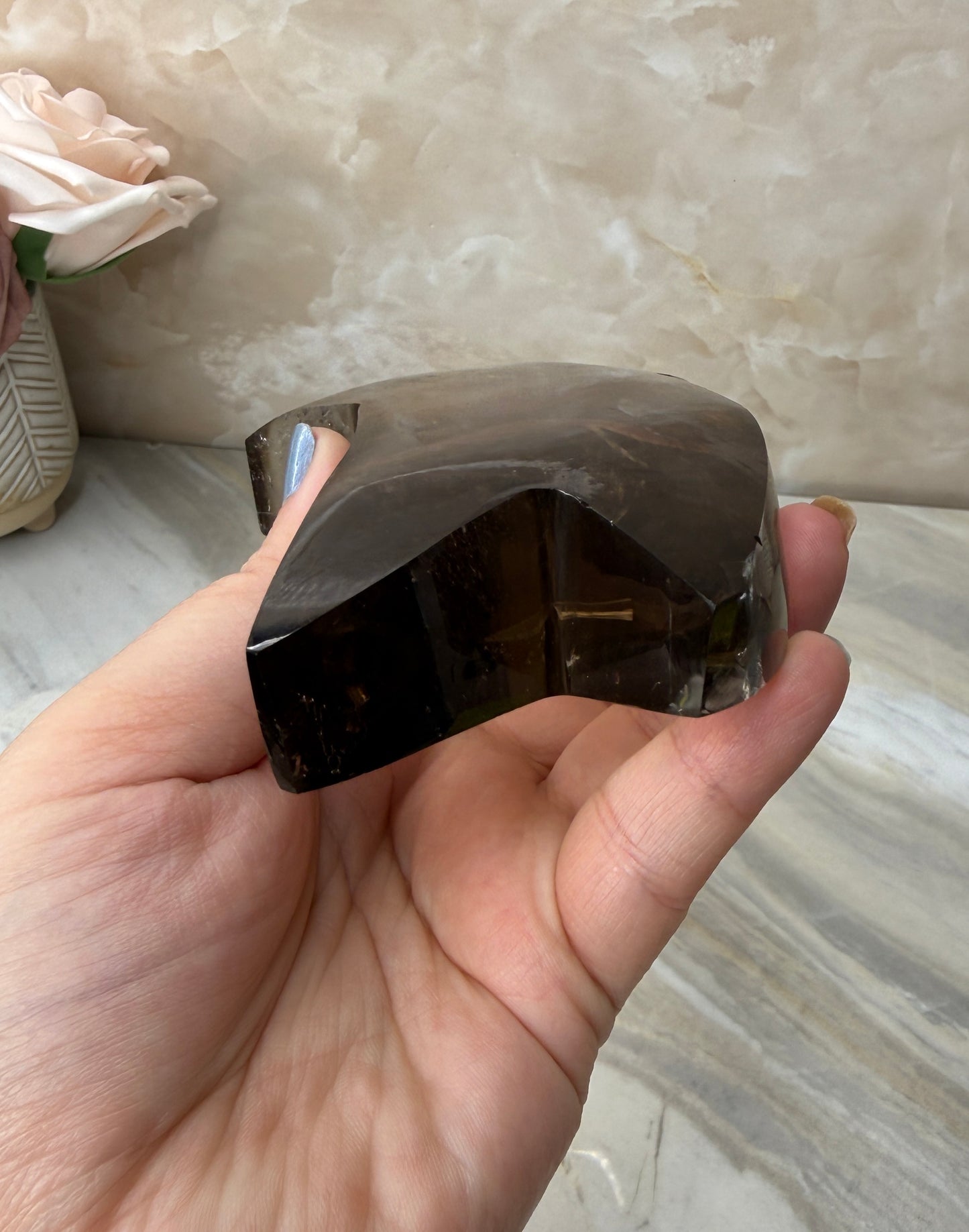 Smokey Quartz Shooting Star from Brazil