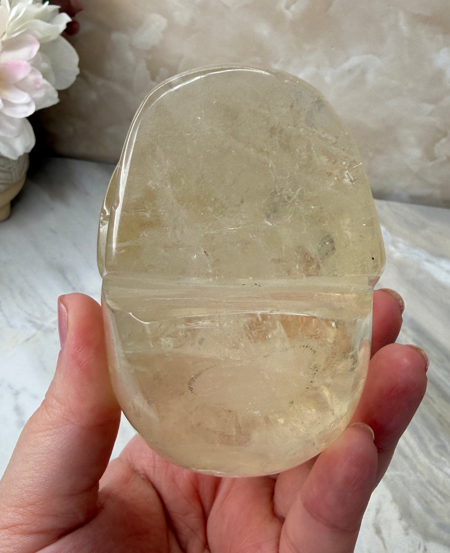 Citrine Skull from Brazil