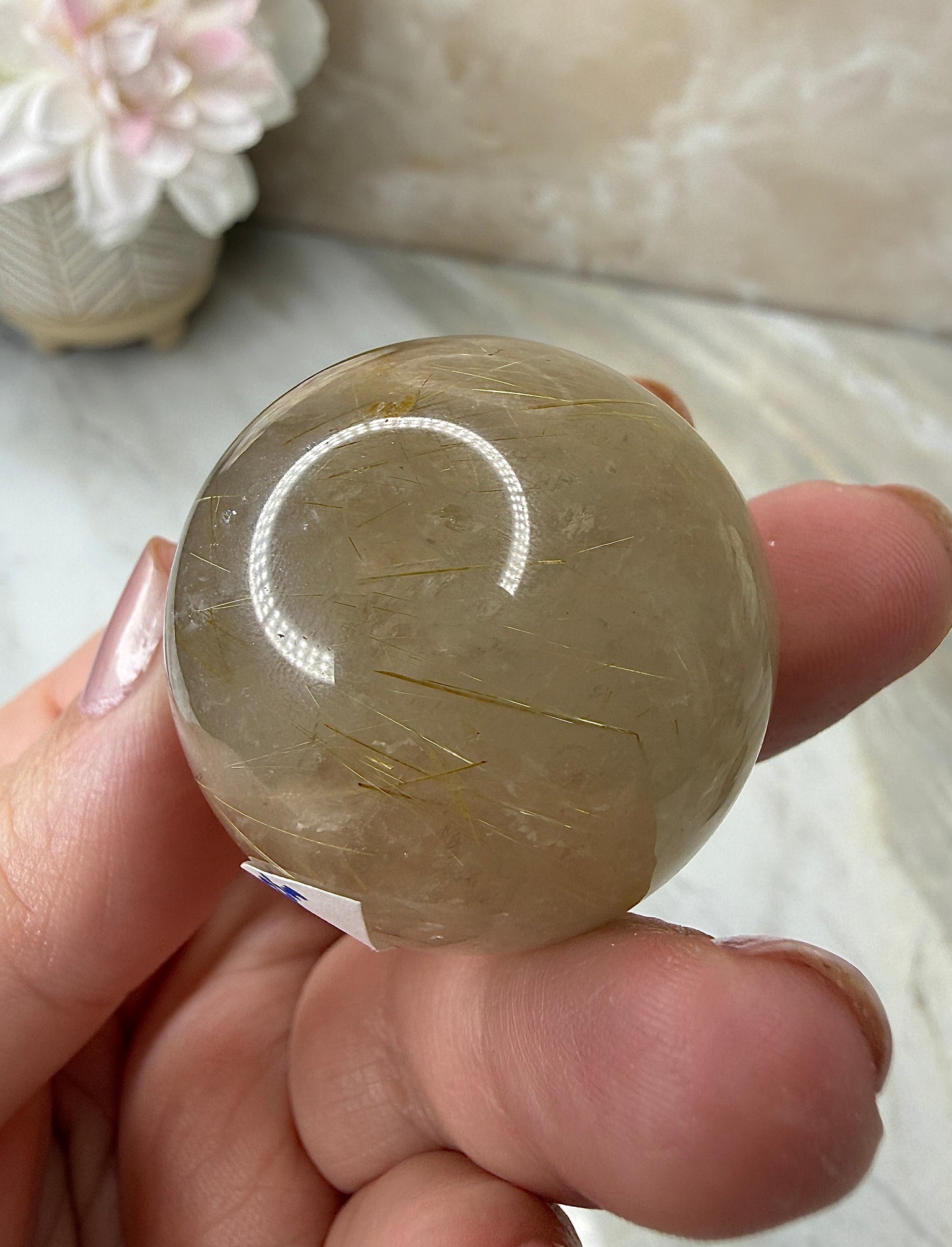 Rutile Sphere 35mm from Brazil