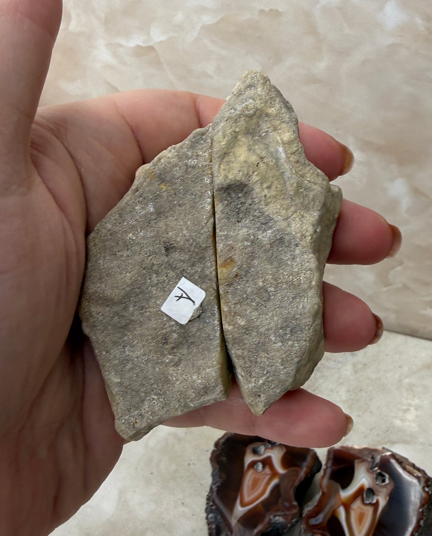 Indonesian Agate Pair