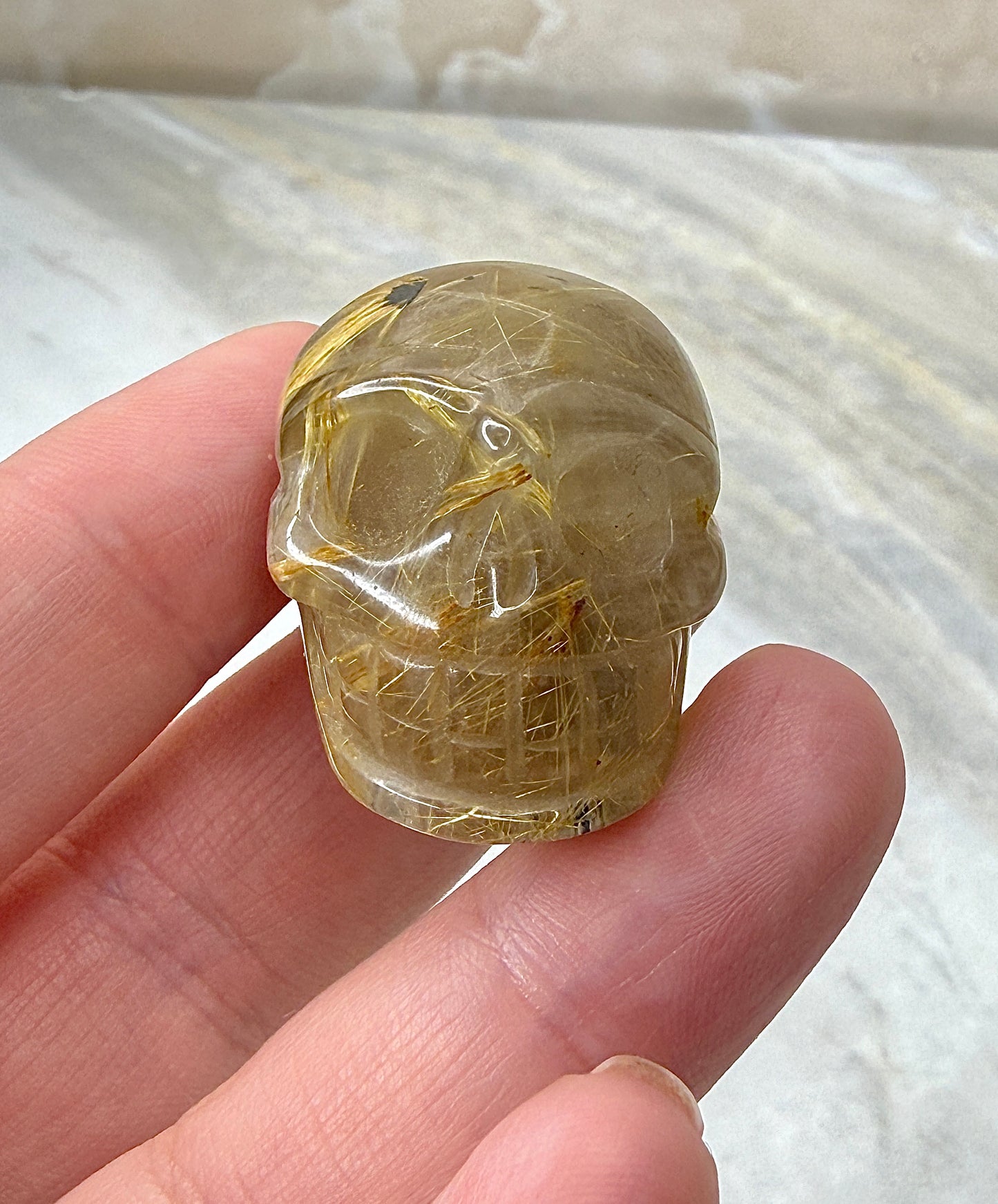 Rutile Skull from Brazil