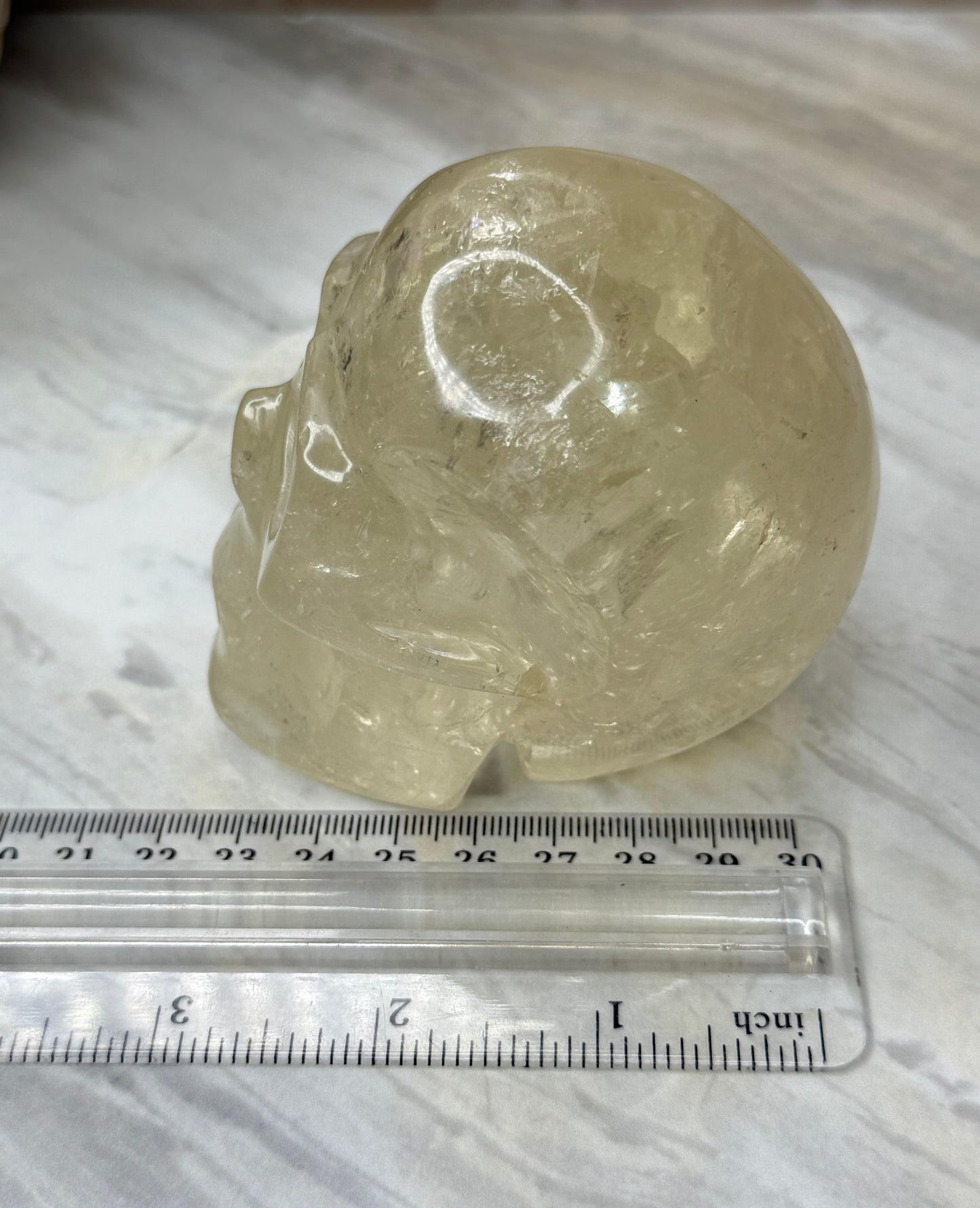 Citrine Skull from Brazil