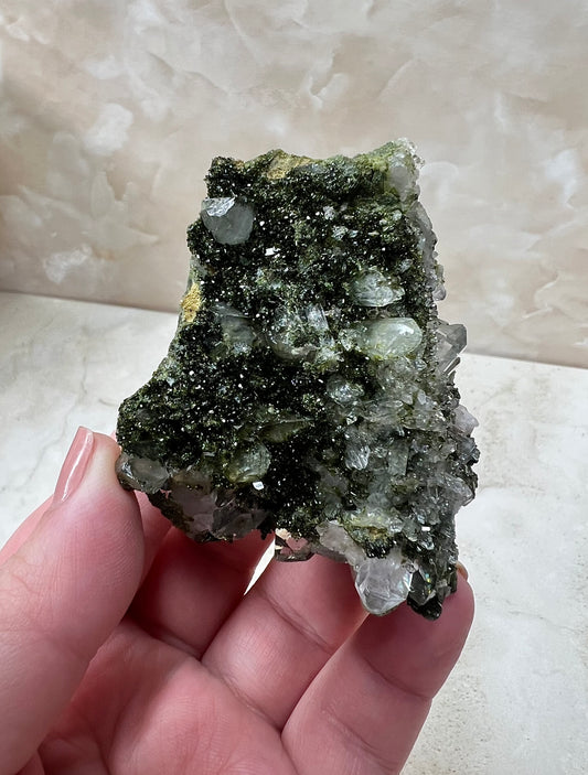 Epidote & Quartz Cluster from Turkey
