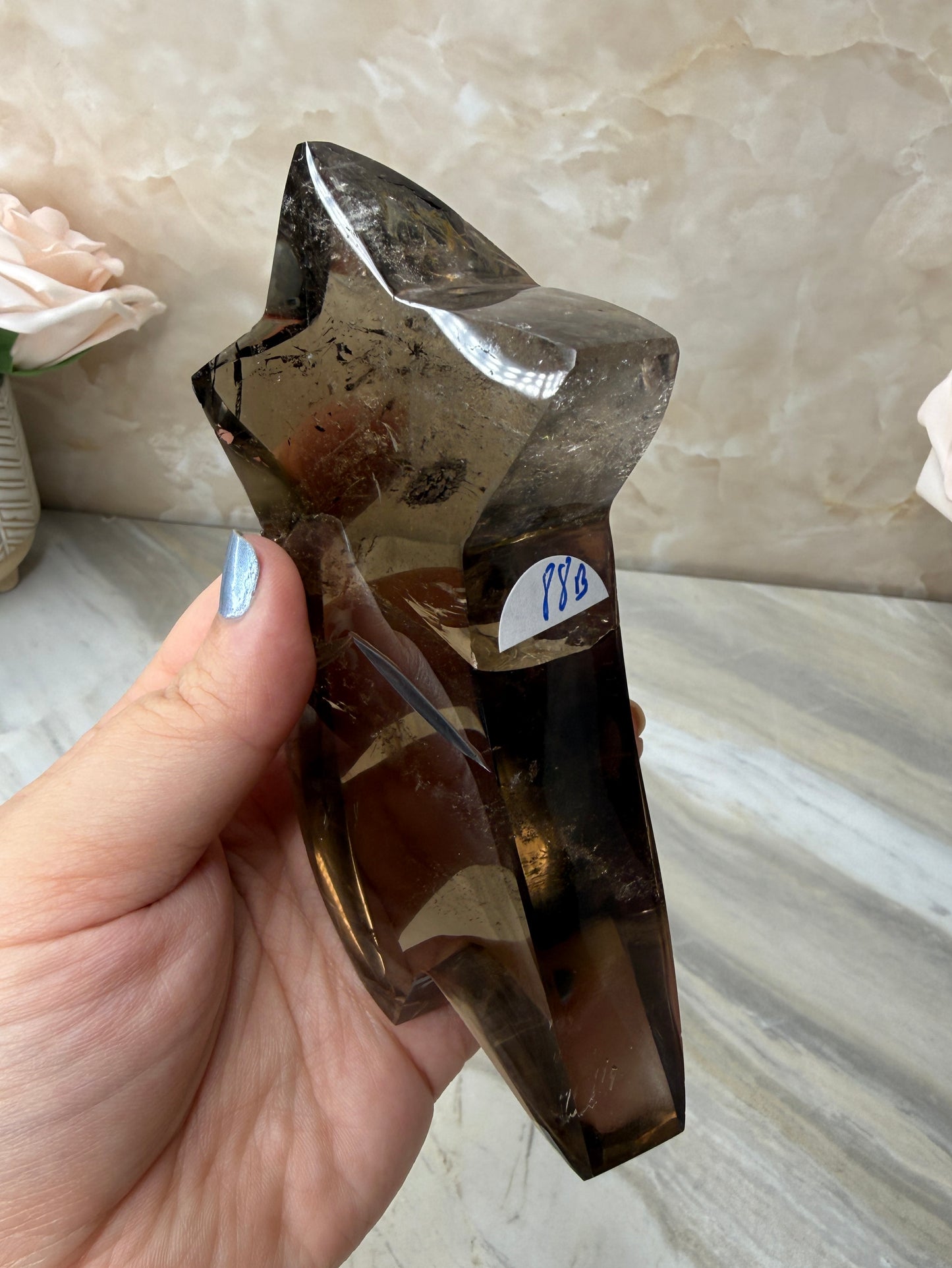 Smokey Quartz Shooting Star from Brazil