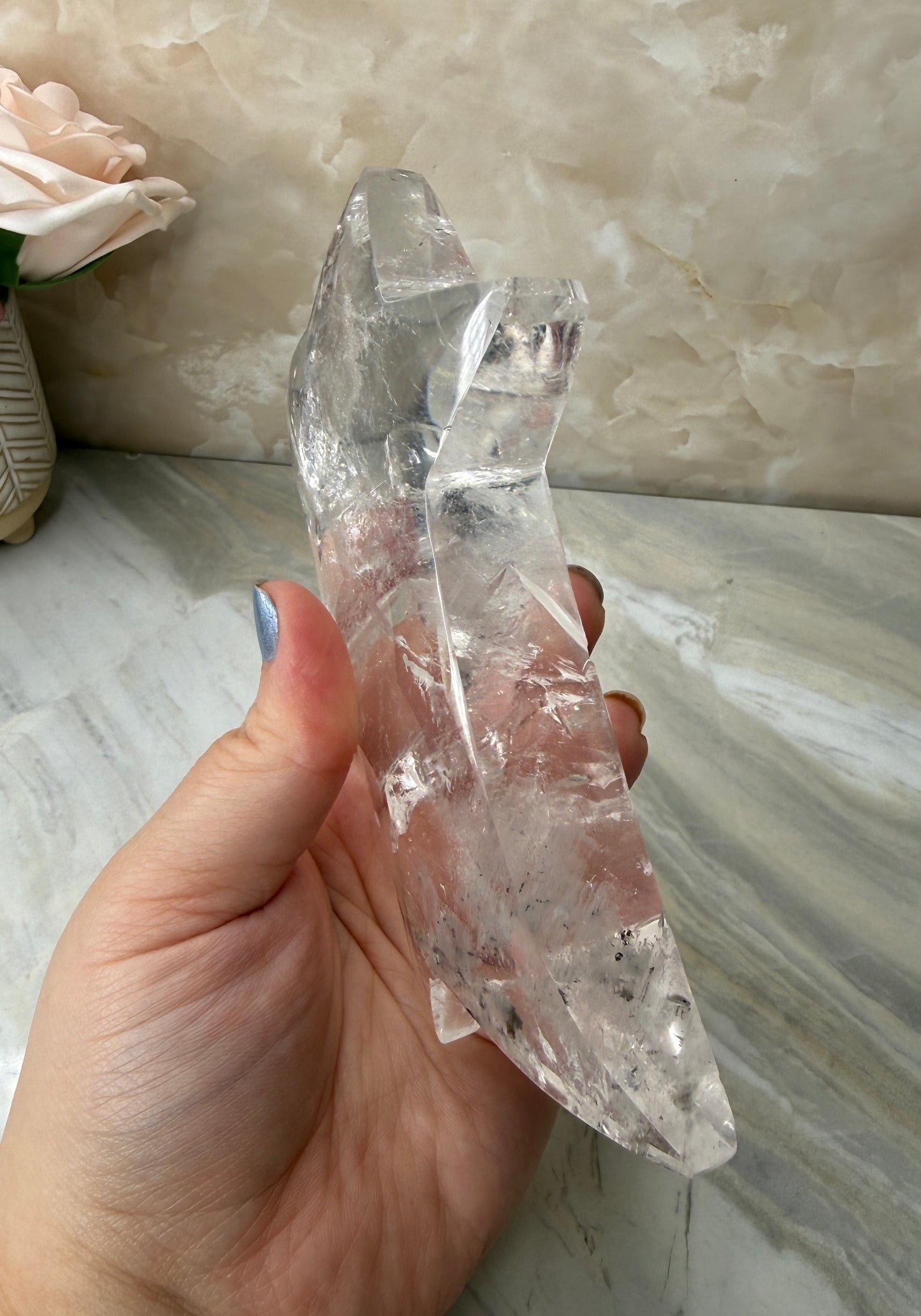 Clear Quartz Shooting Star from Brazil