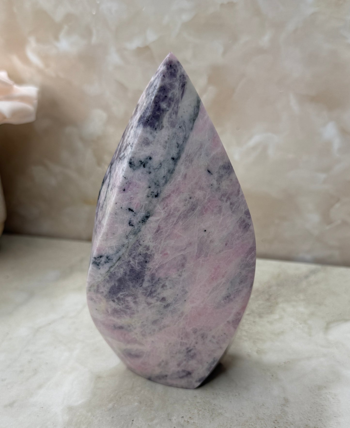 Rare Pink Sodalite Flame