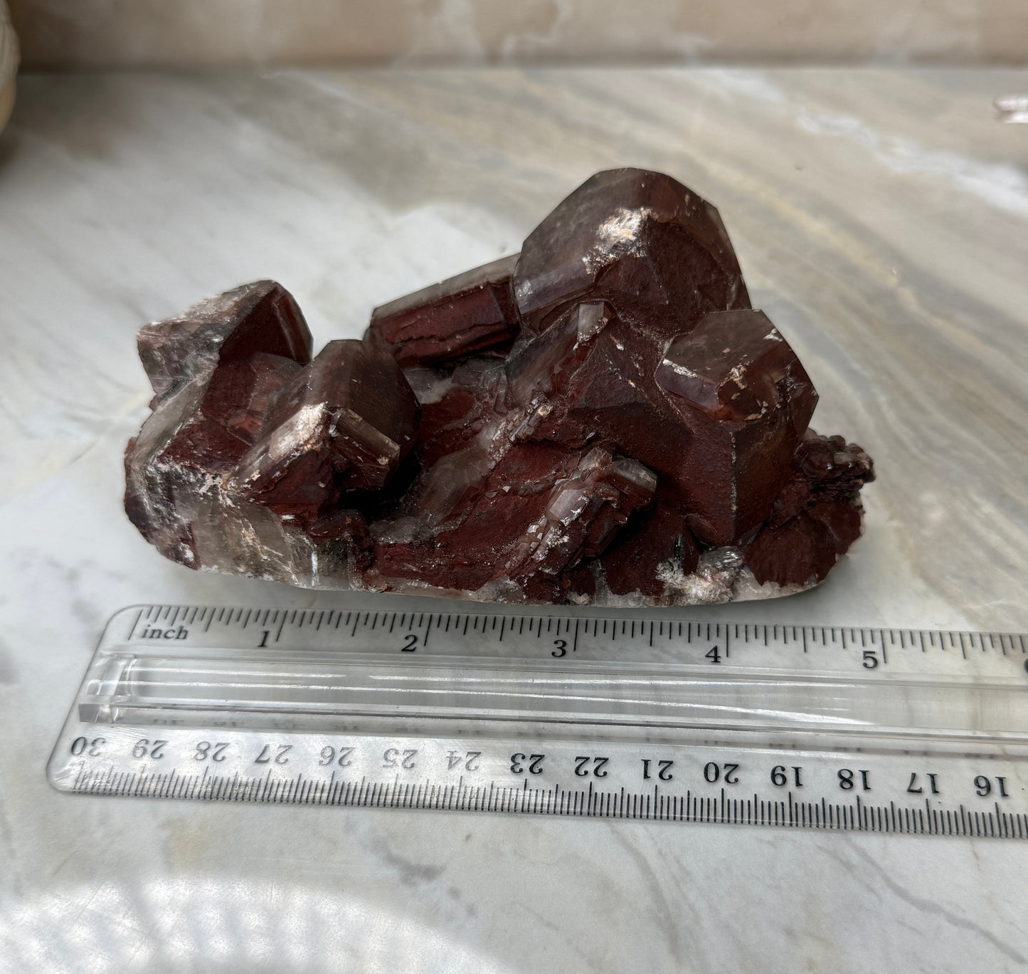 Chocolate Calcite Cluster