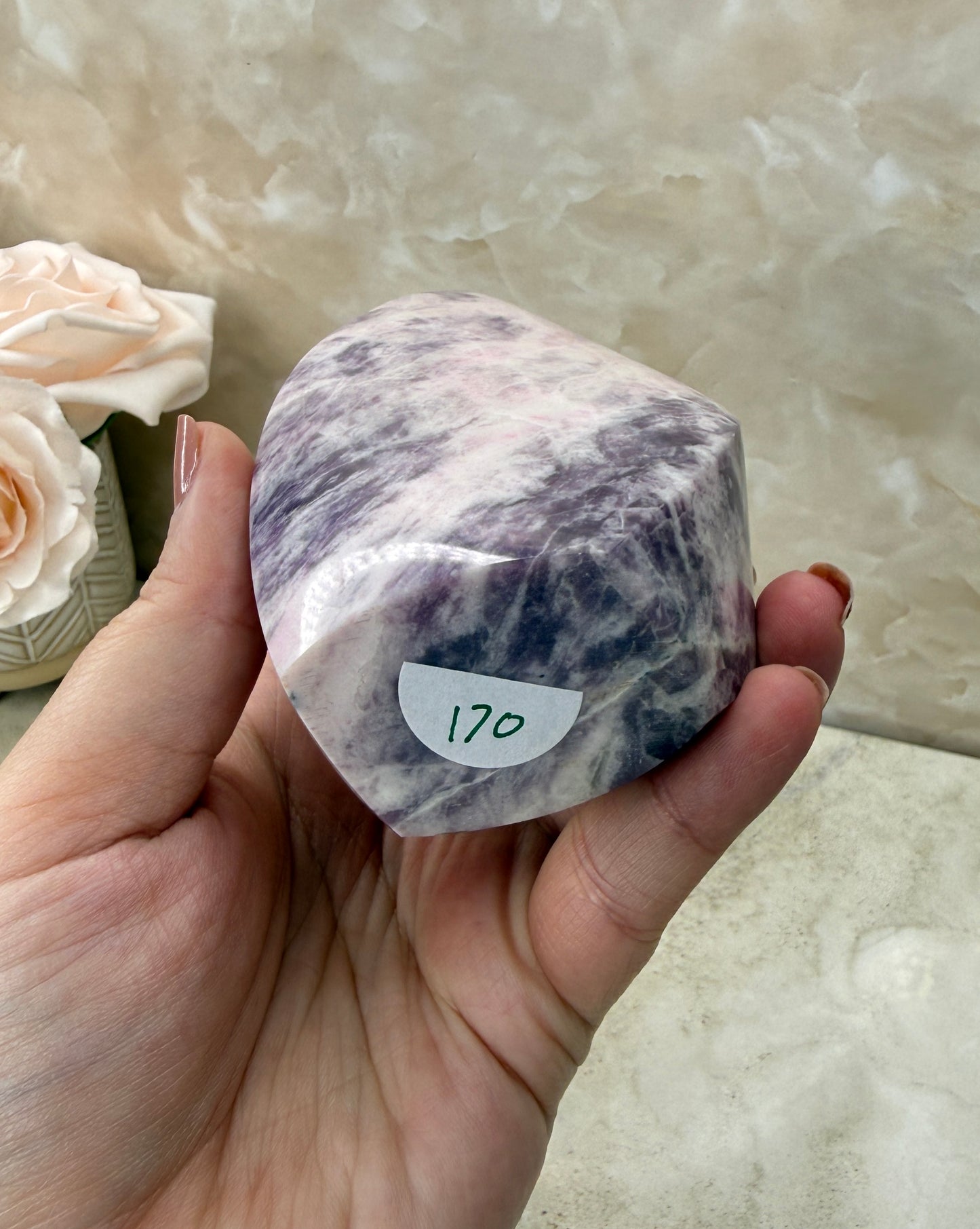 Rare Pink Sodalite Flame