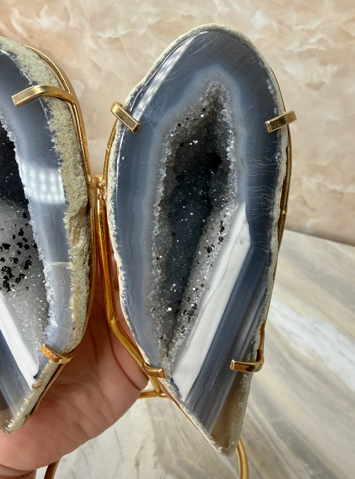Brazilian Agate Wing Set