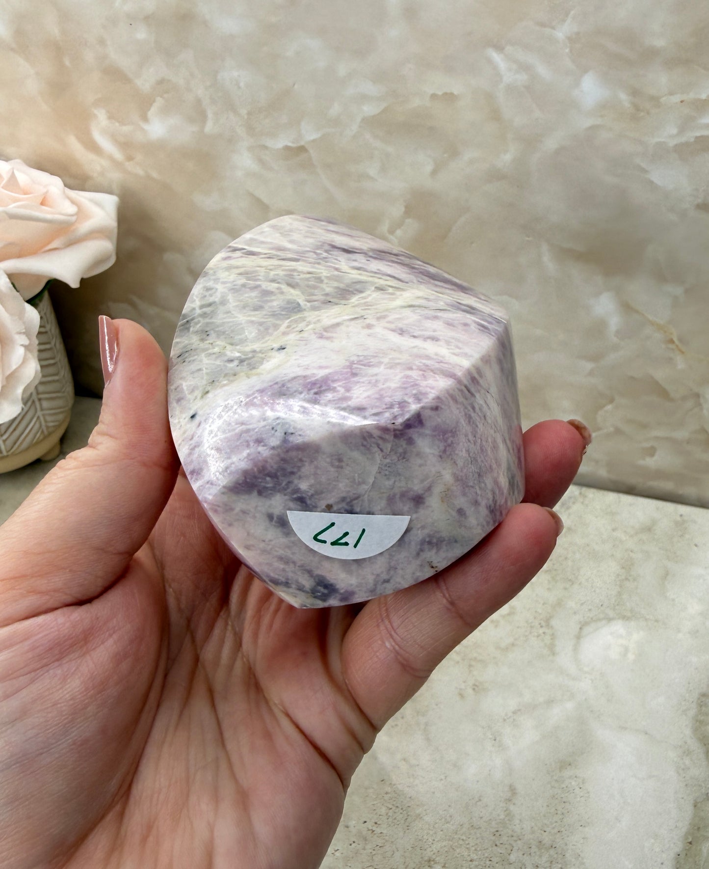 Rare Pink Sodalite Flame