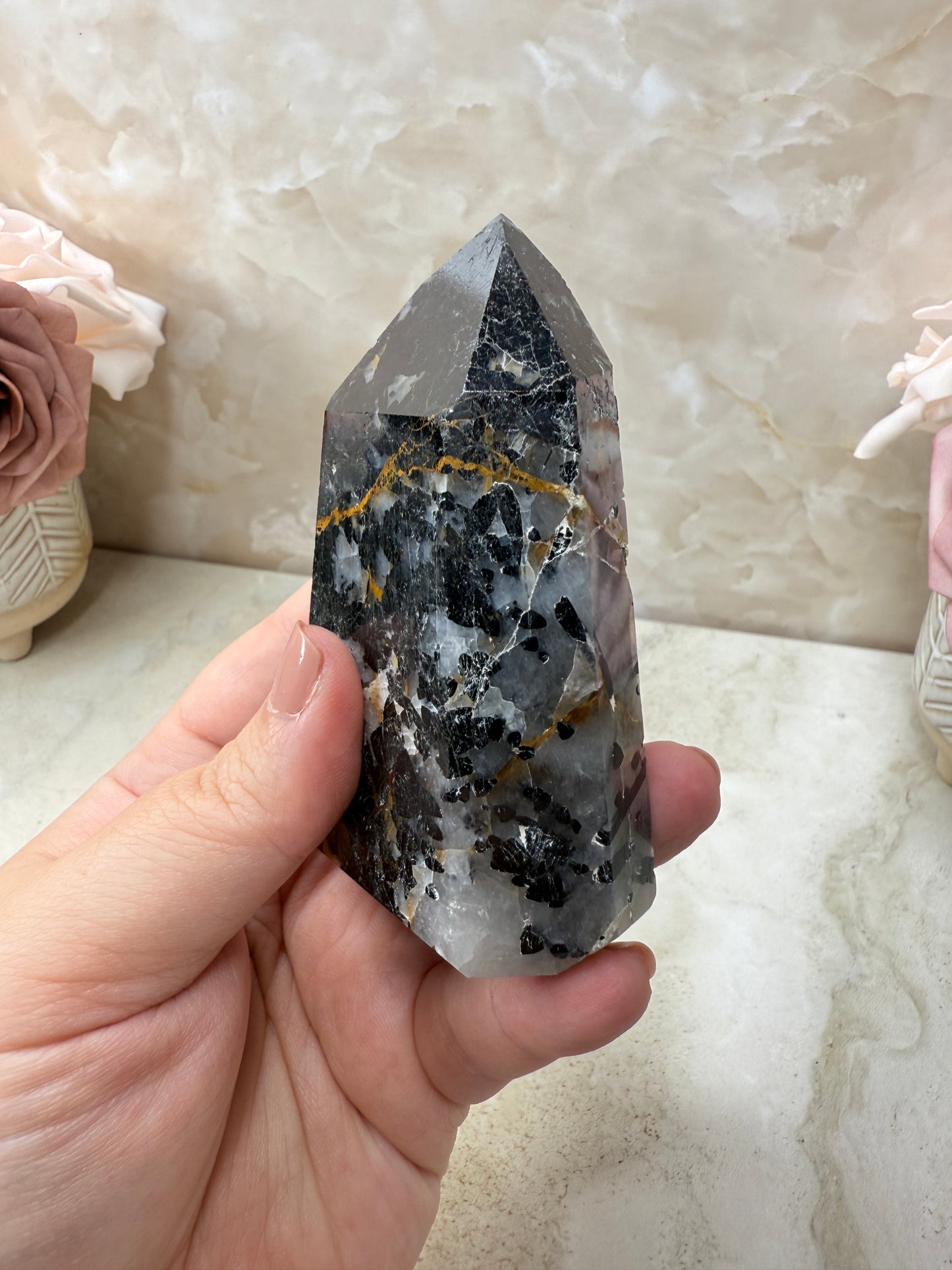 Tourmaline in Quartz Tower