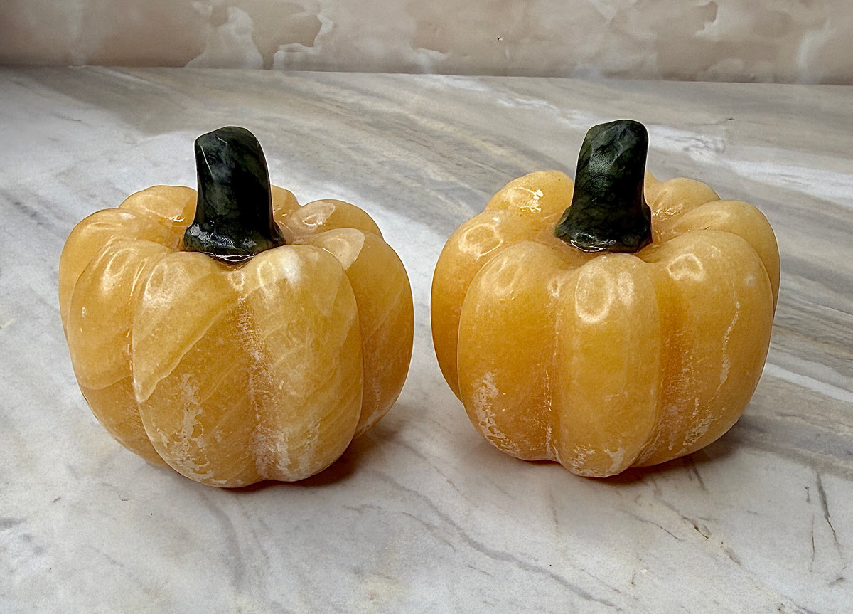 Orange Calcite Pumpkin