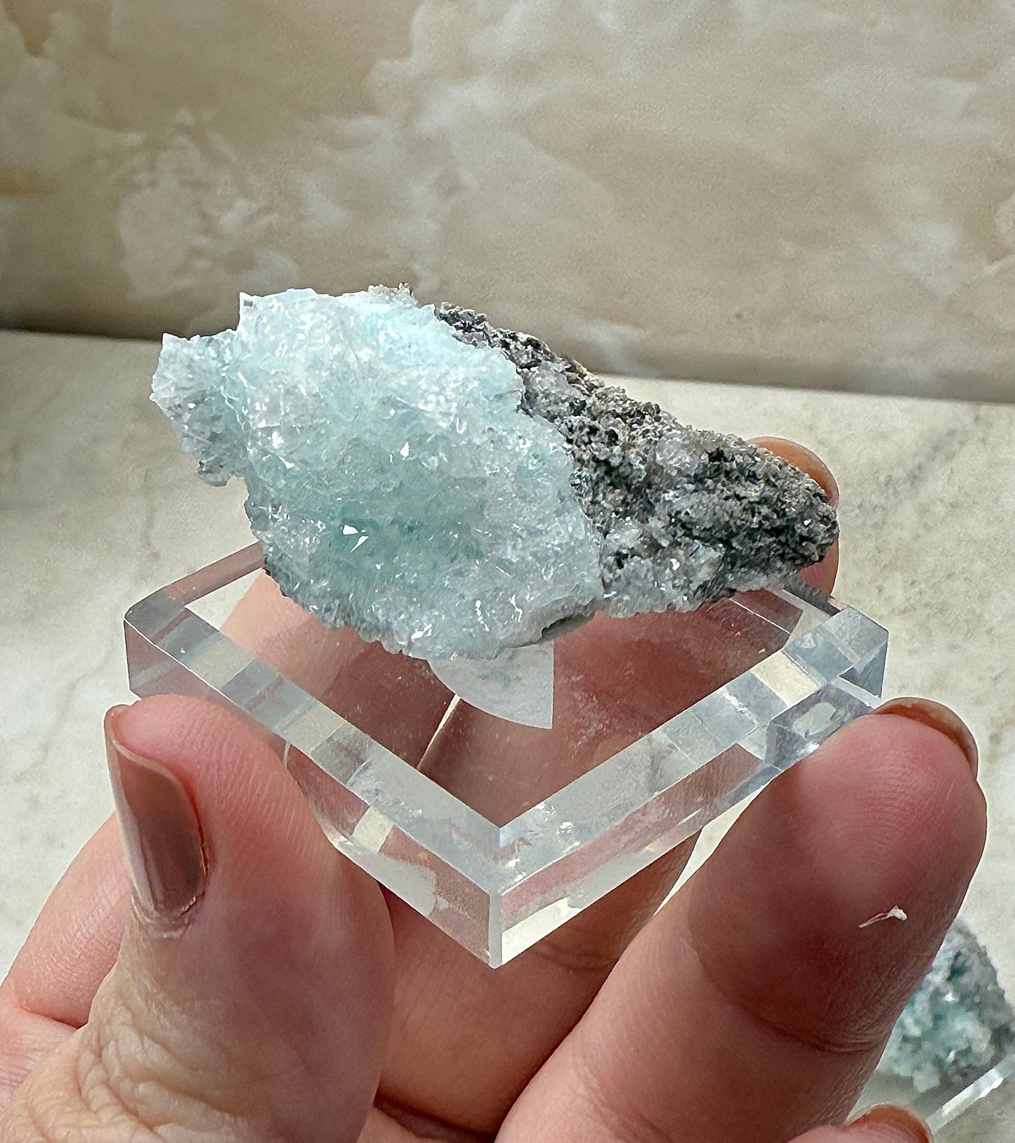 Calcite with Copper from Mexico