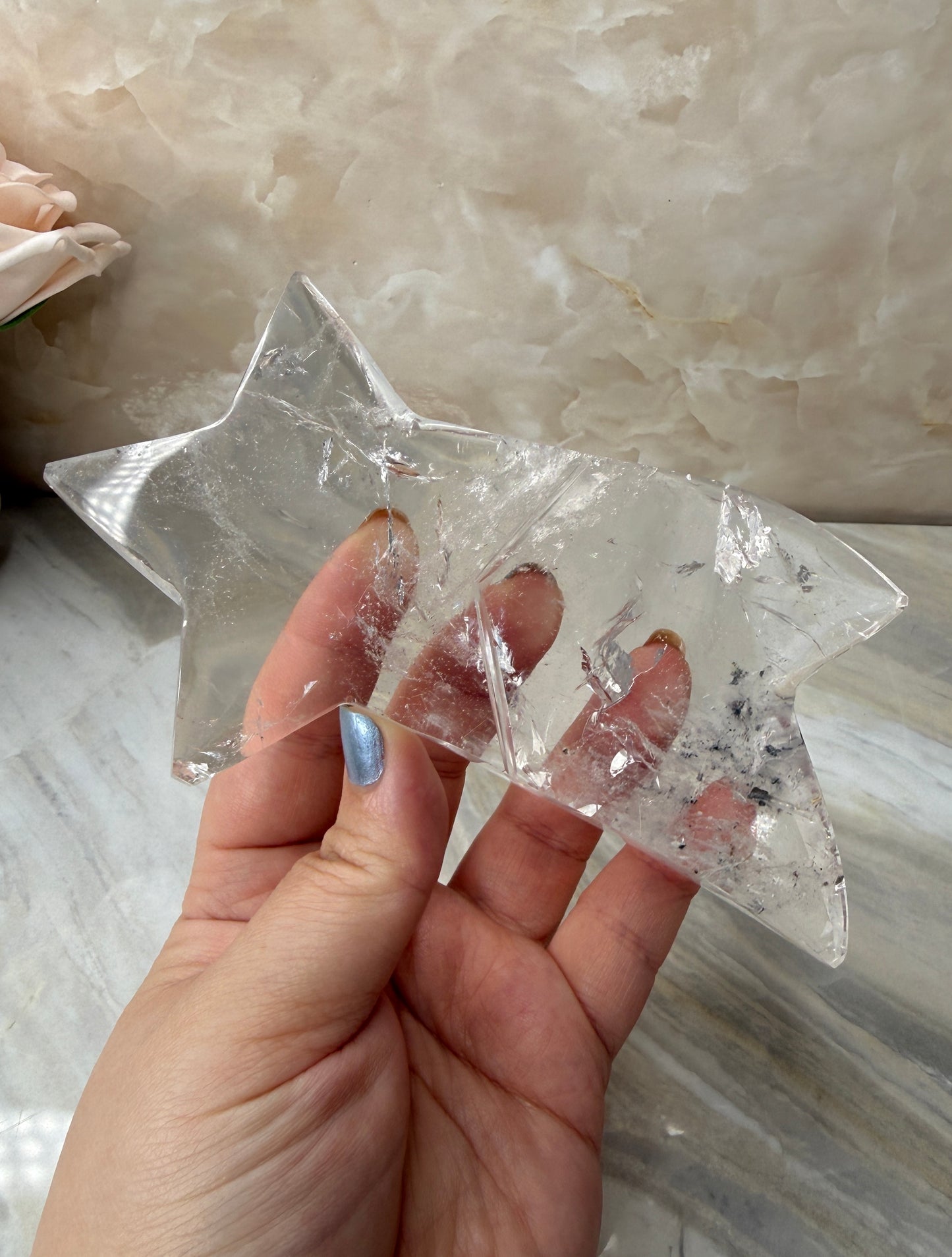 Clear Quartz Shooting Star from Brazil
