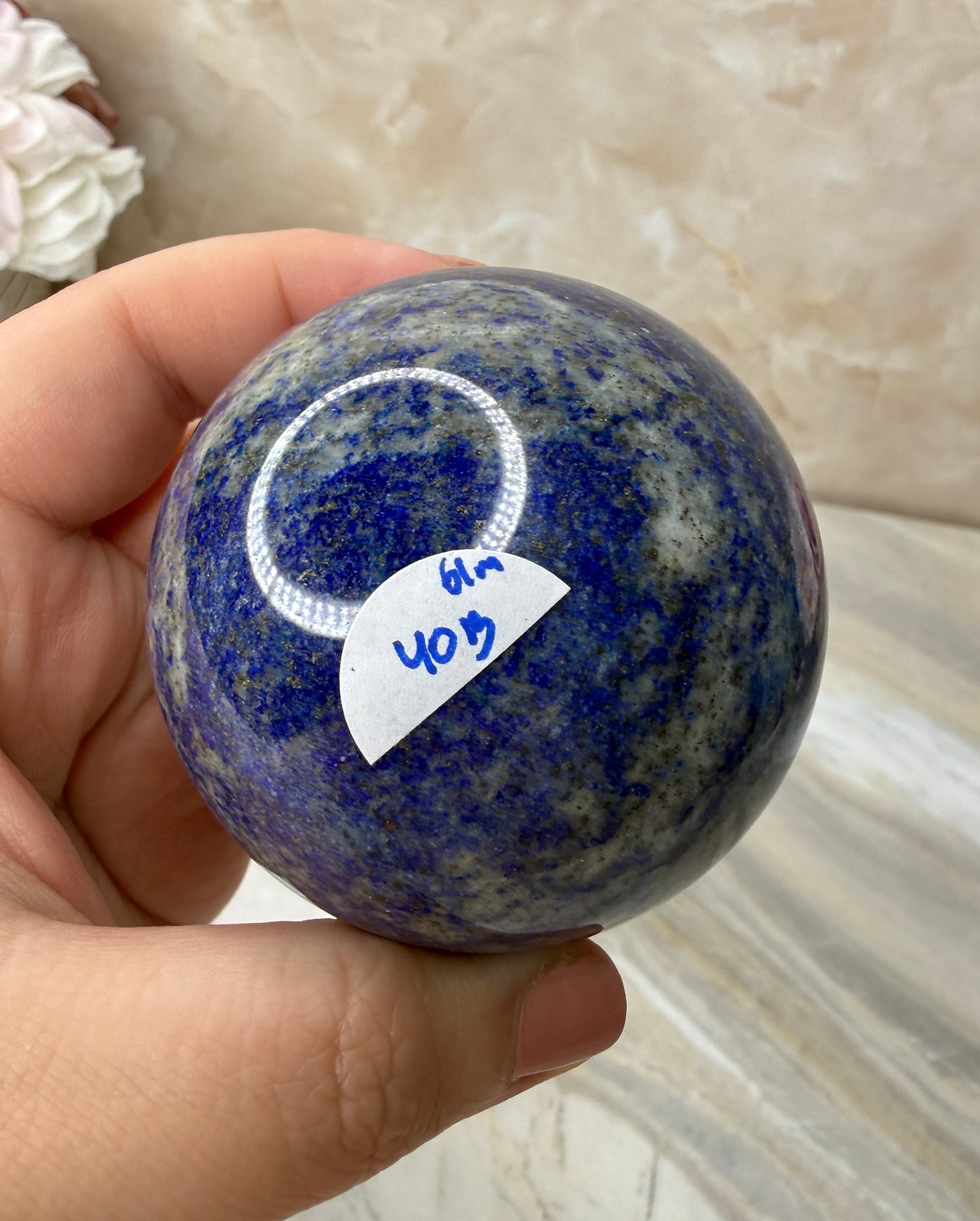 Lapis Lazuli Sphere 61mm