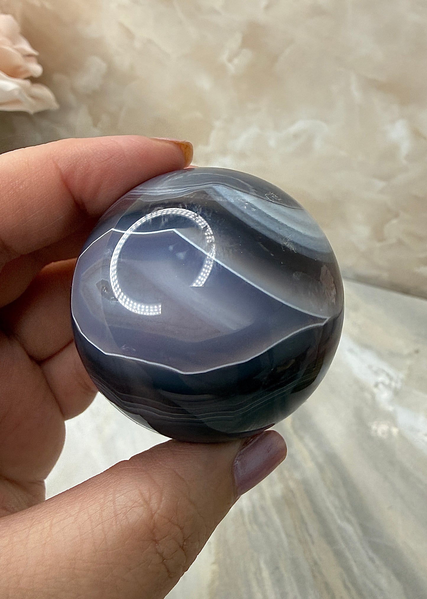 Swazi Agate Sphere 49mm