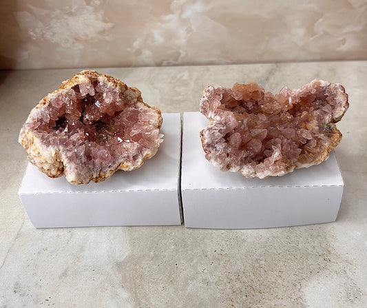 Pink Amethyst Geode from Argentina