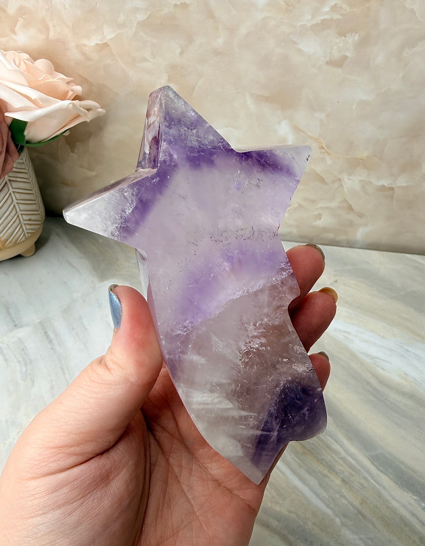 Phantom Amethyst Shooting Star from Brazil
