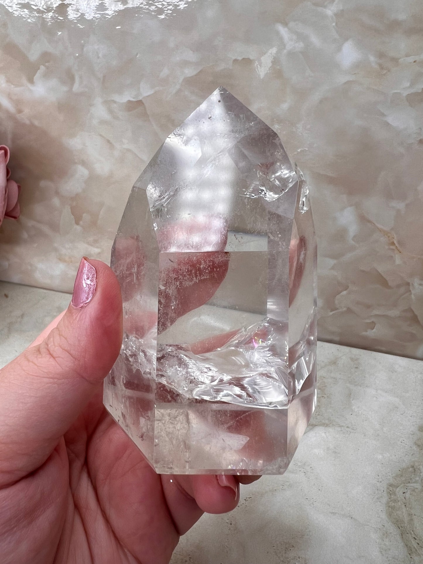 Clear Quartz Tower