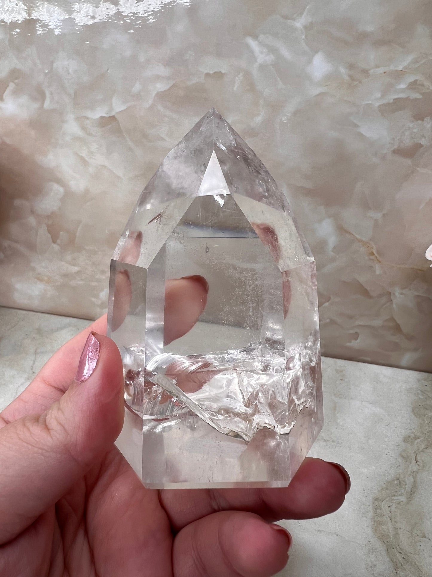 Clear Quartz Tower