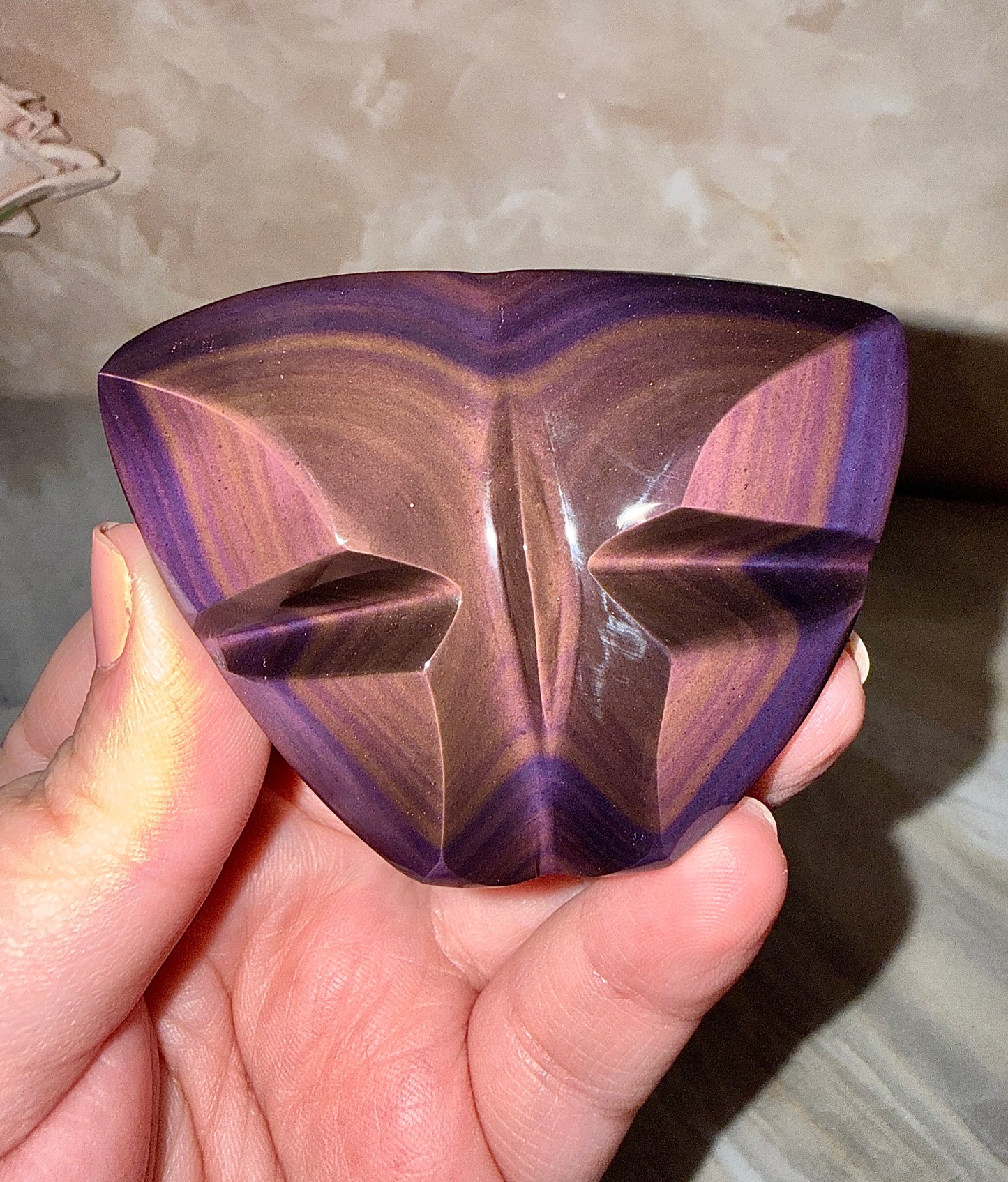 Rainbow Obsidian Butterfly