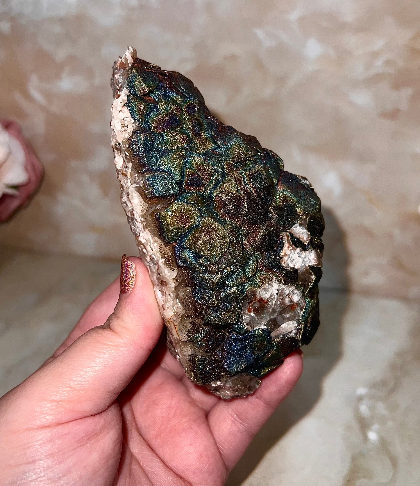 High Quality Chalcopyrite on Benz Calcite