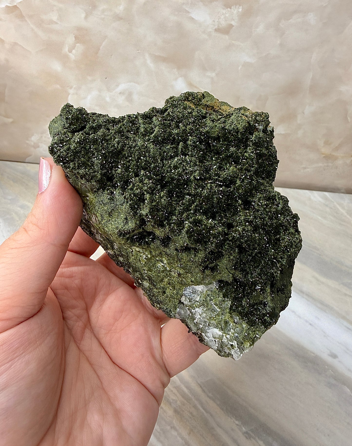 Epidote & Quartz Cluster from Turkey
