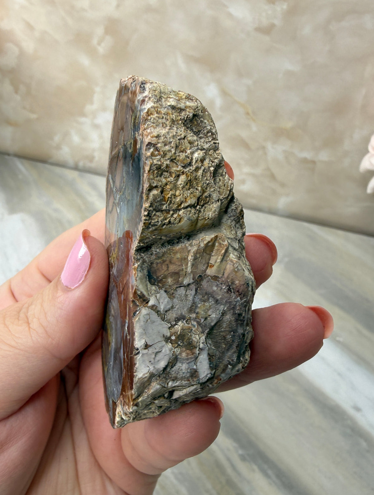 Thunder Agate Egg Pair from Mexico