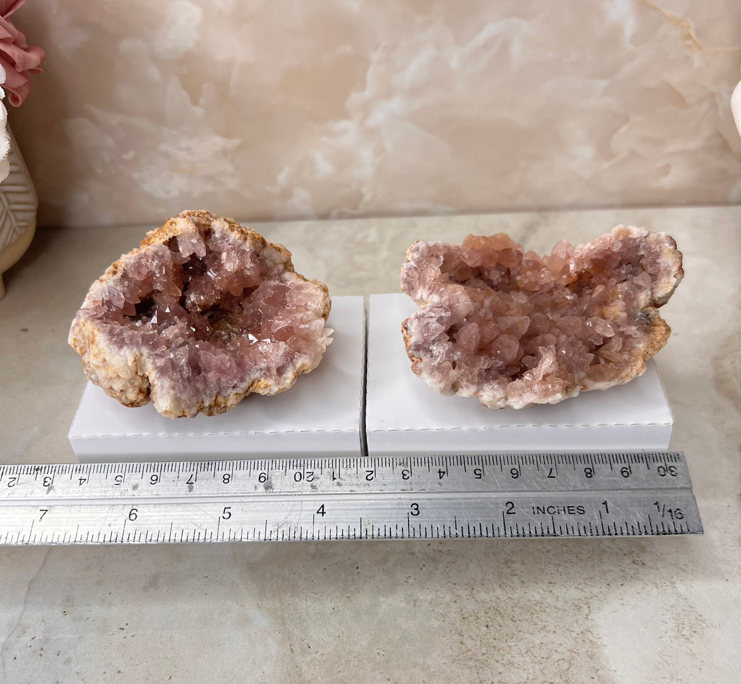 Pink Amethyst Geode from Argentina