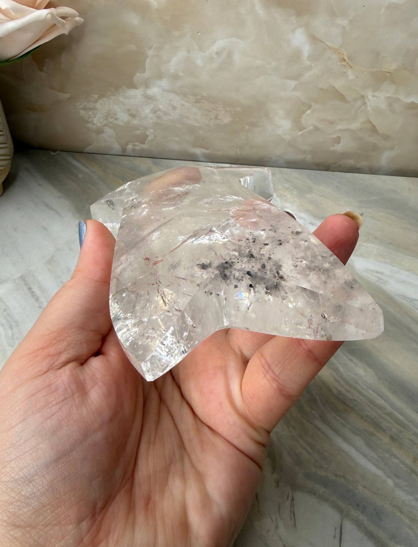 Clear Quartz Shooting Star from Brazil