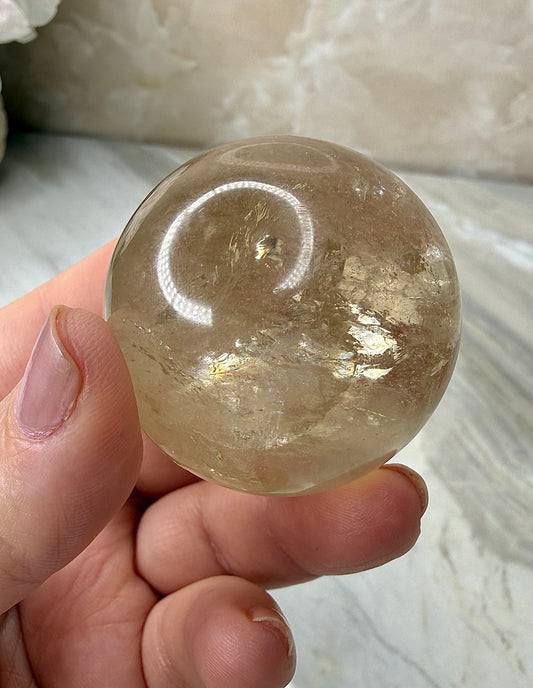Citrine Sphere 40mm from Brazil