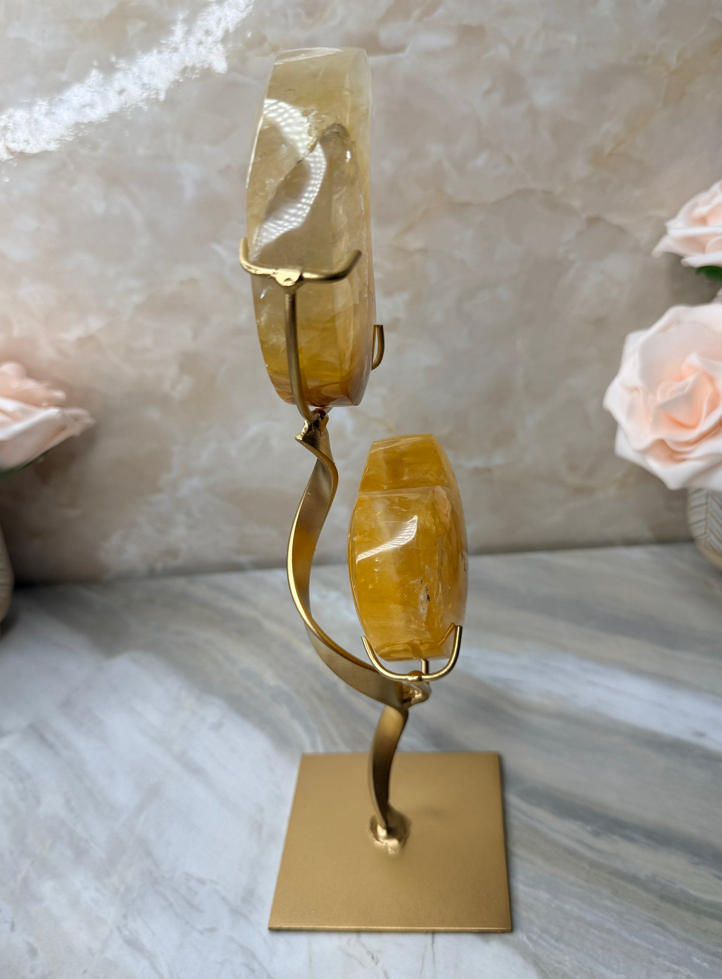 Custom Golden Healer Moon & Heart from Brazil