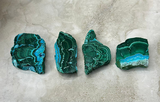 Malachite & Chrysocolla Slab