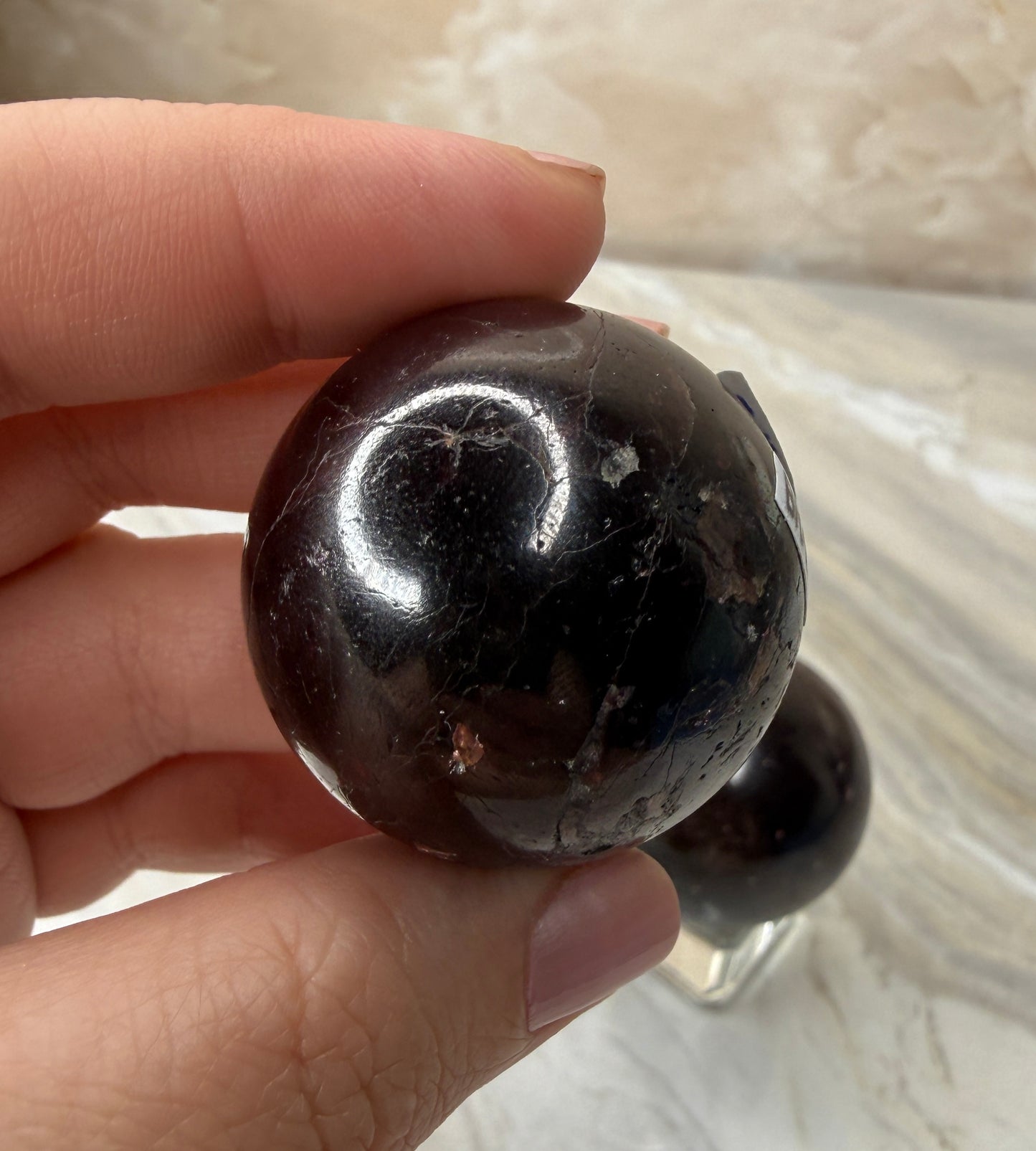 Star Garnet Sphere from Brazil