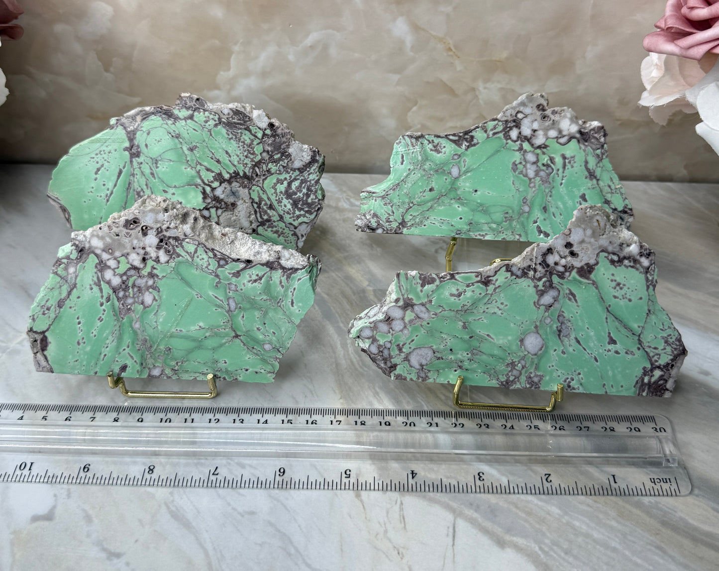Imperfect Variscite Slabs (Please note Imperfections in each slab)