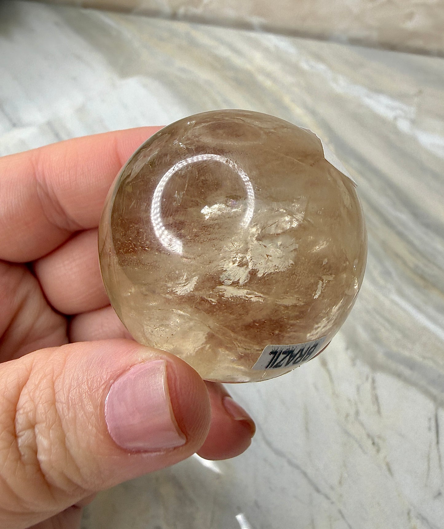 Citrine Sphere 40mm from Brazil