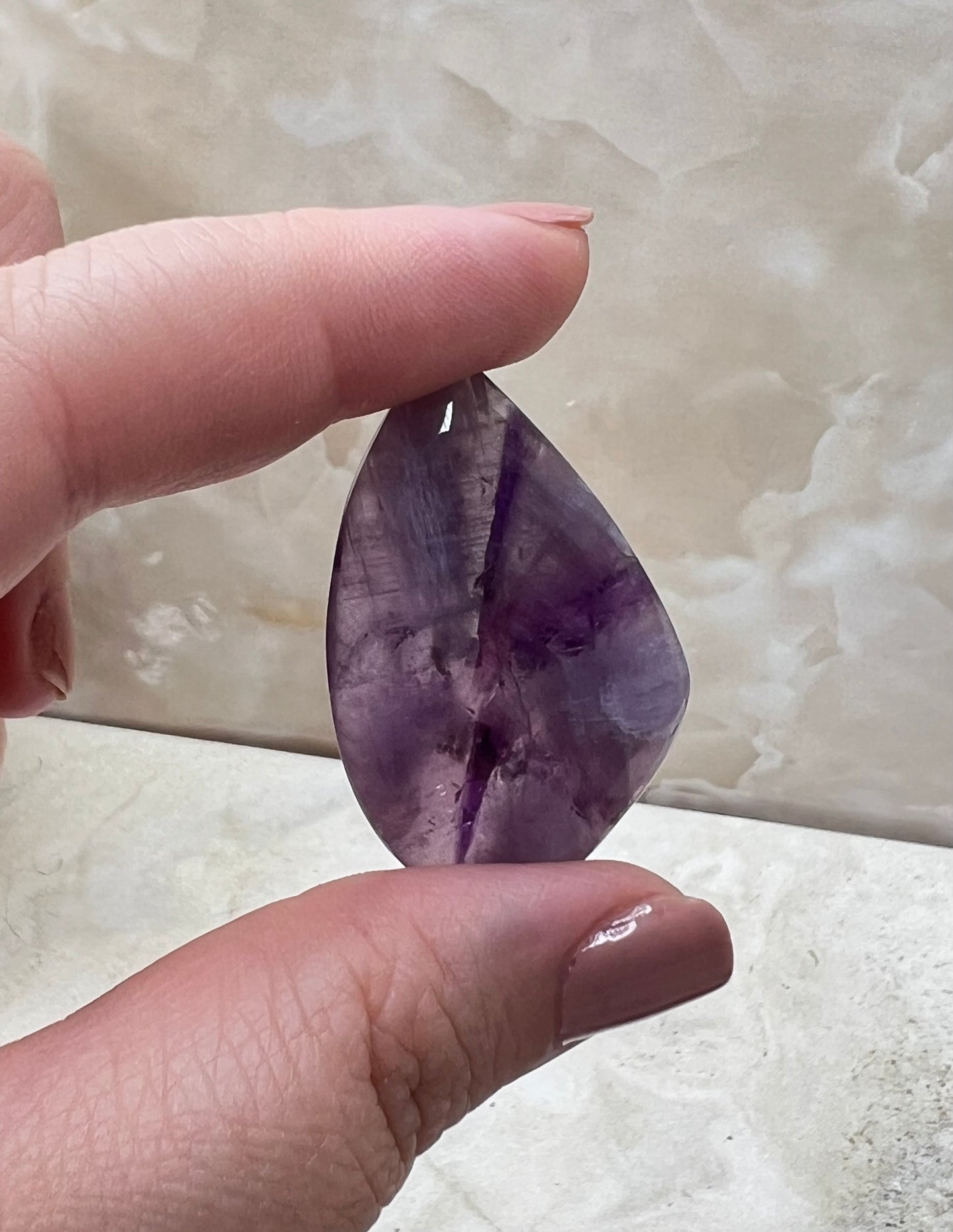 Trapiche Amethyst Slice from Brazil