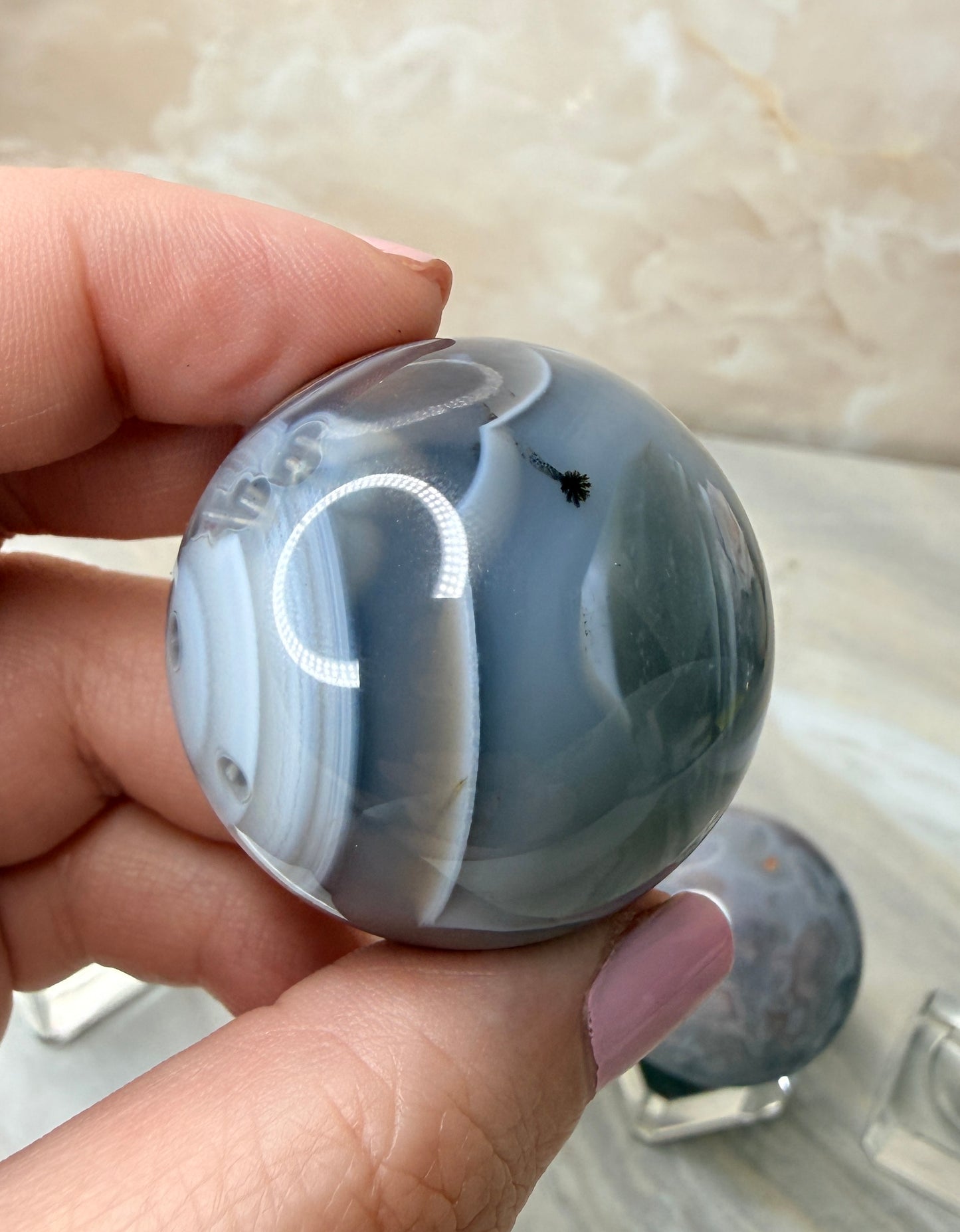 Swazi Agate Sphere