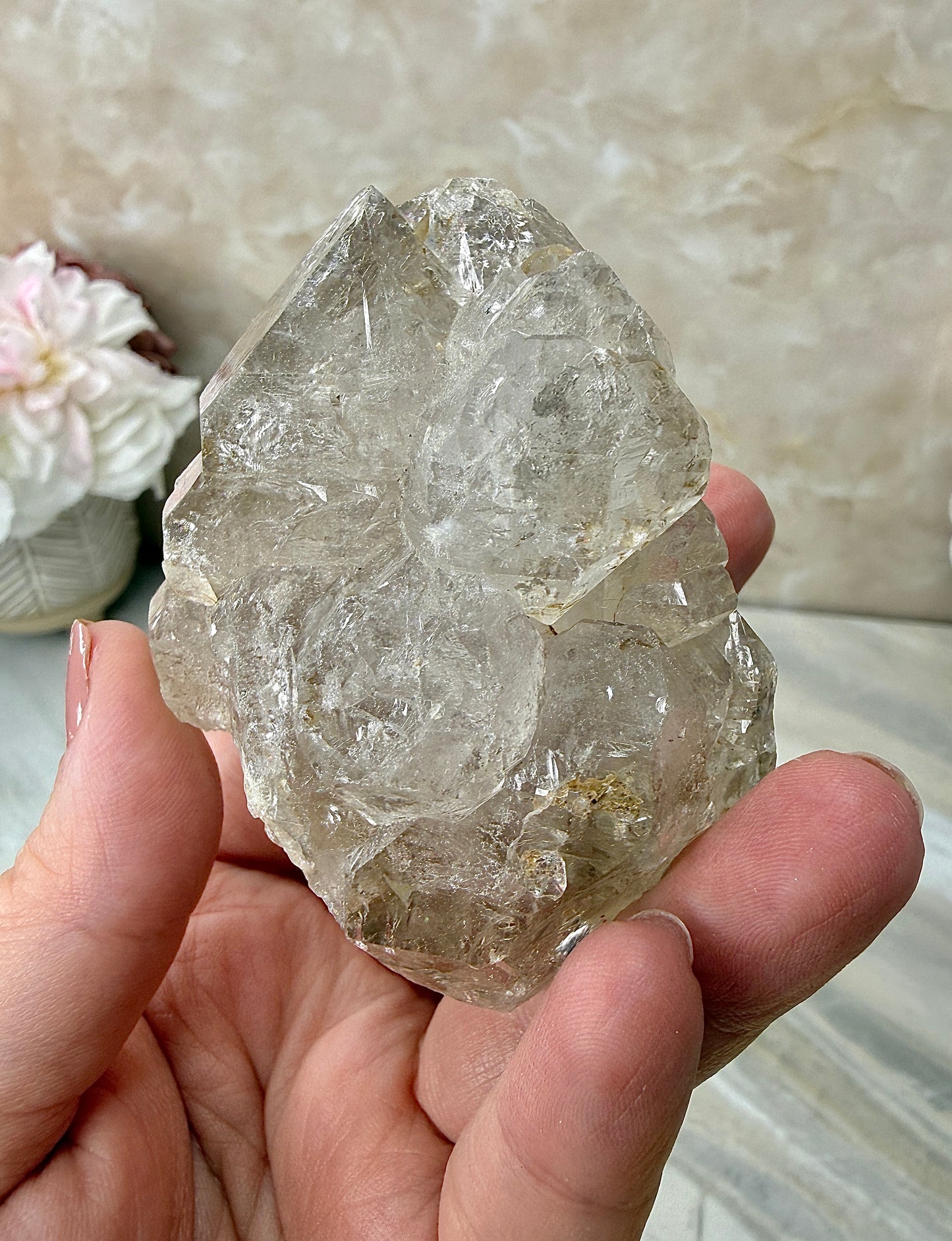 High Quality Smokey Elestial Quartz