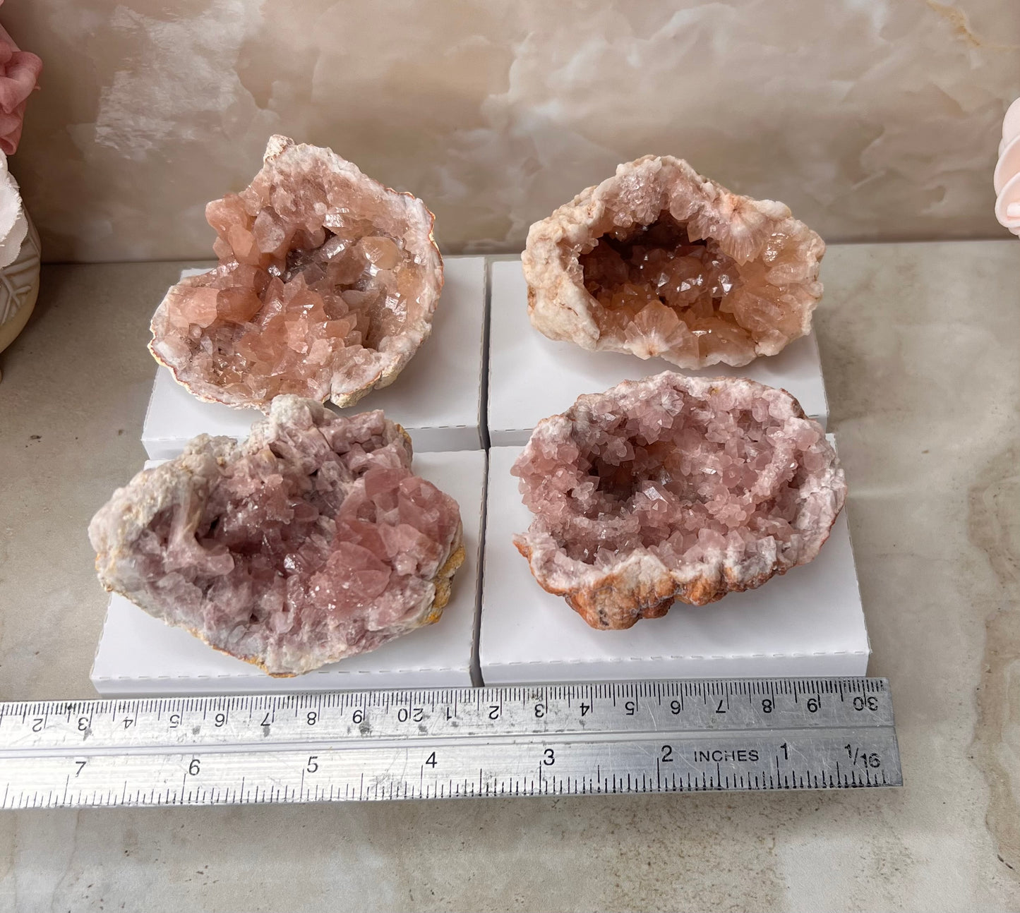 Pink Amethyst Geode from Argentina