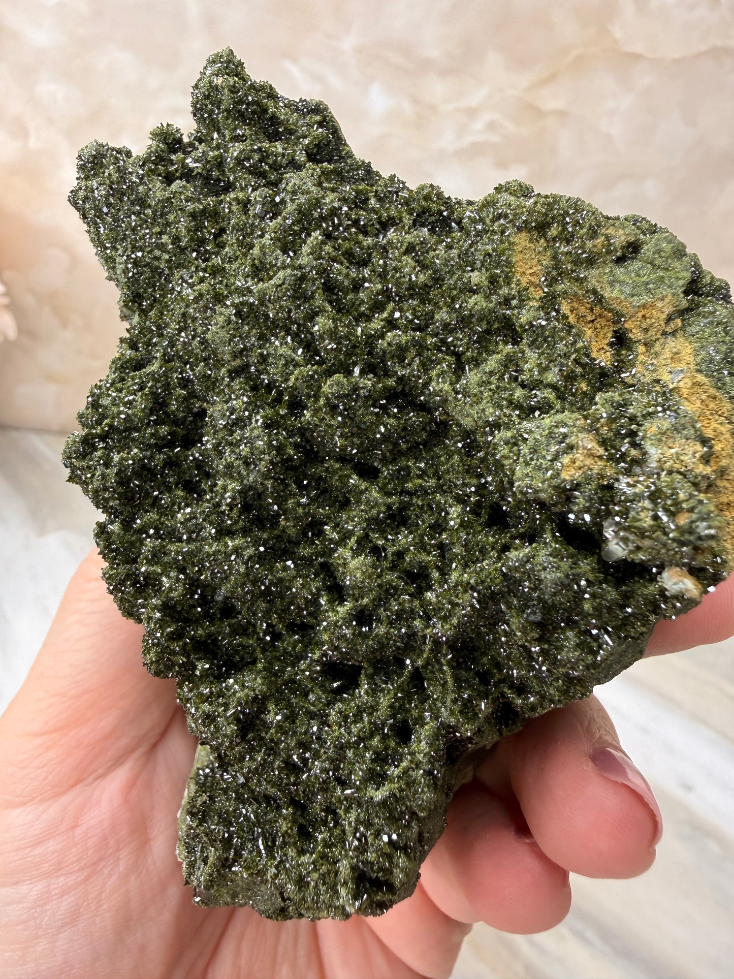 Epidote & Quartz Cluster from Turkey