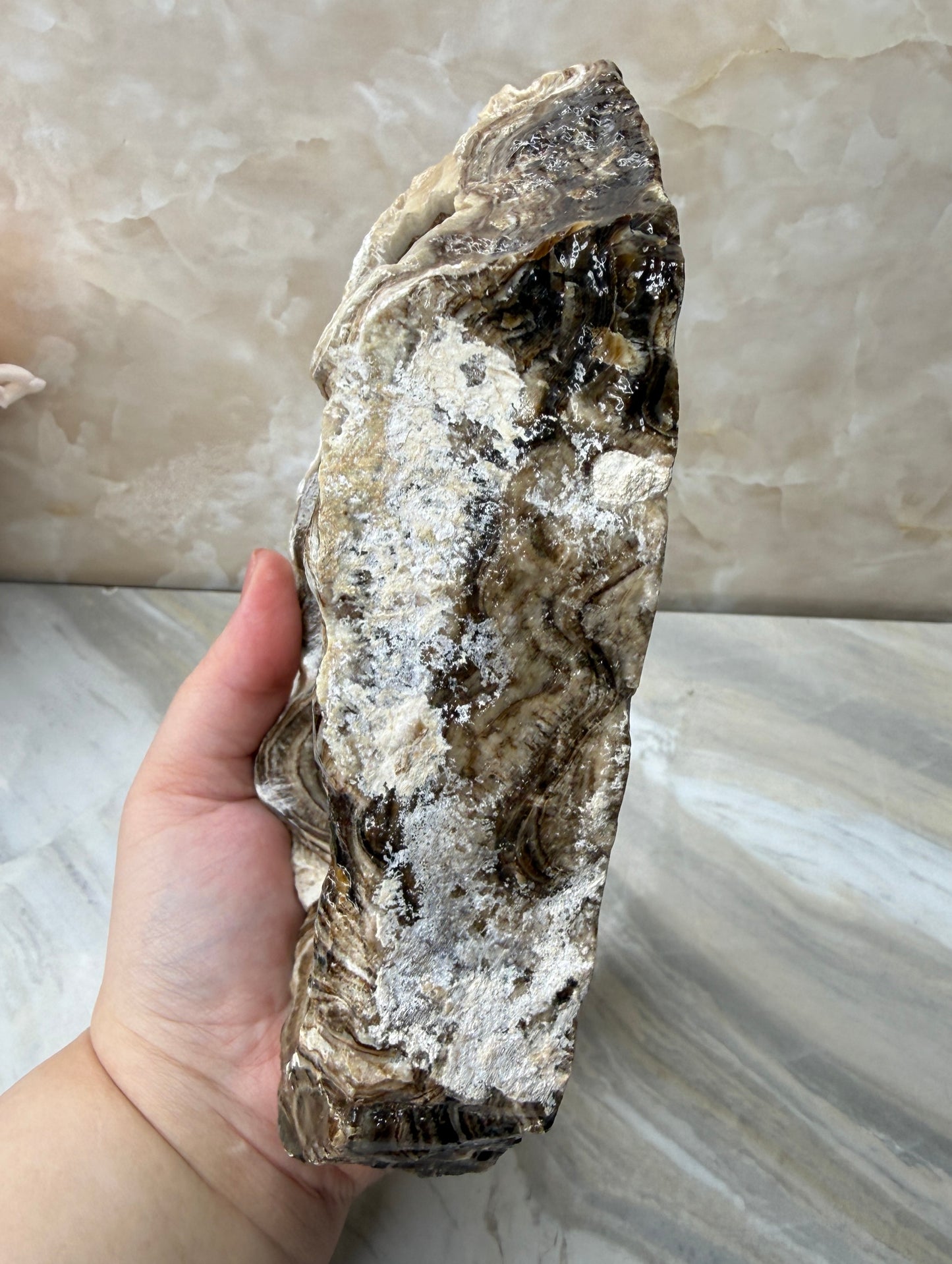 Chocolate Calcite Dish