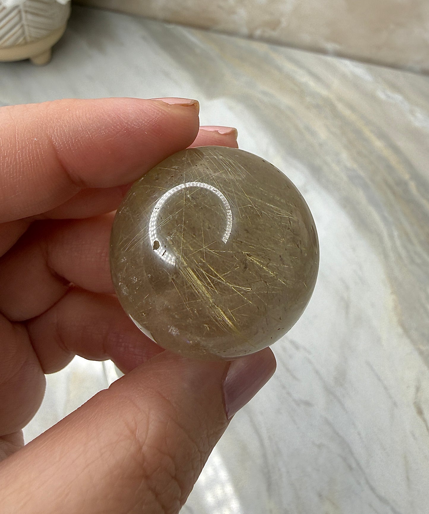 Rutile Sphere 34mm from Brazil