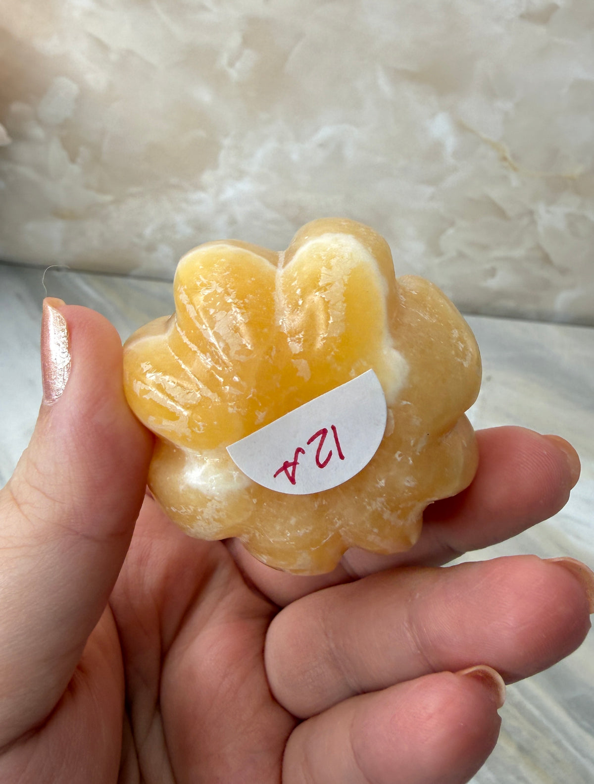 Orange Calcite Pumpkin